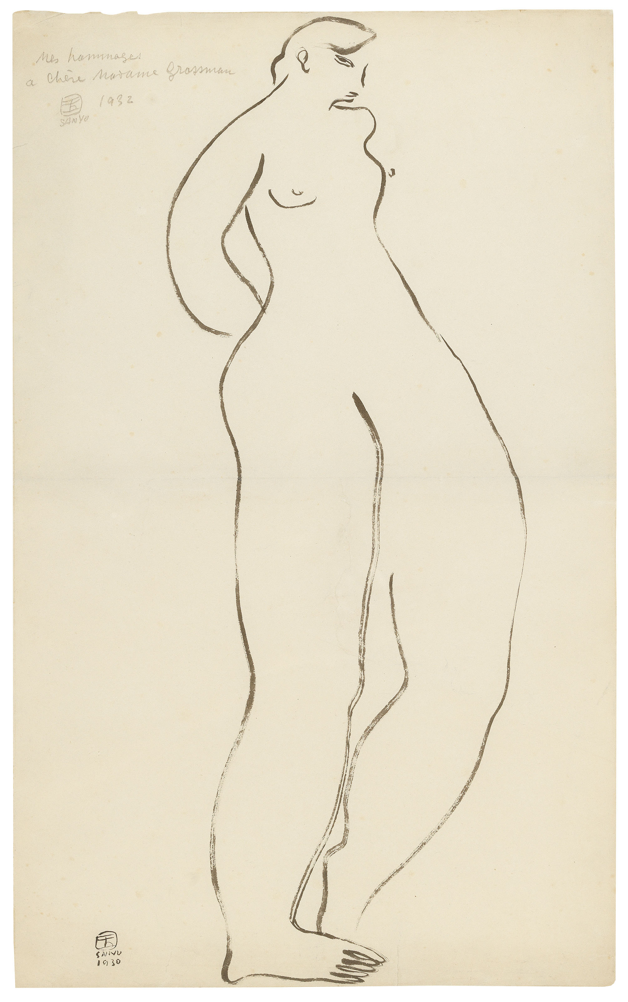 Standing Nude