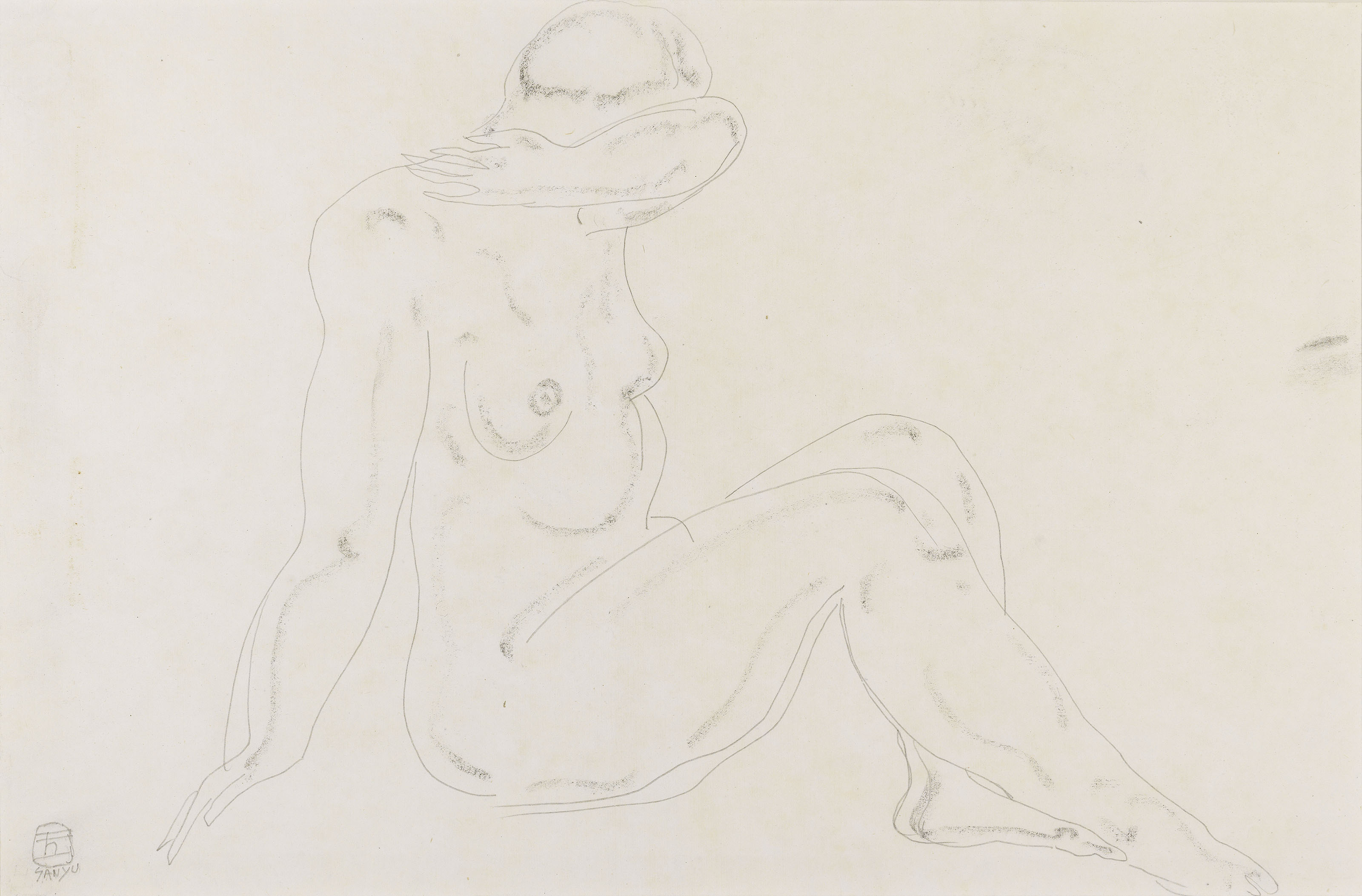 Sitting Nude
