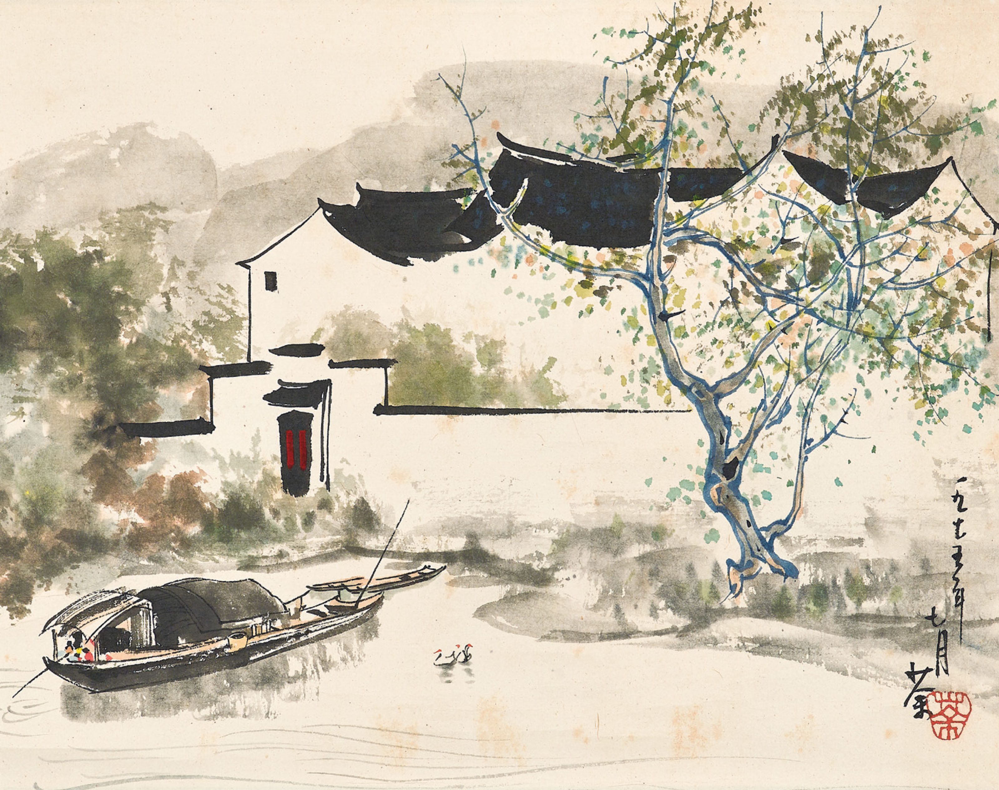 董壽平, 墨松| Christie's