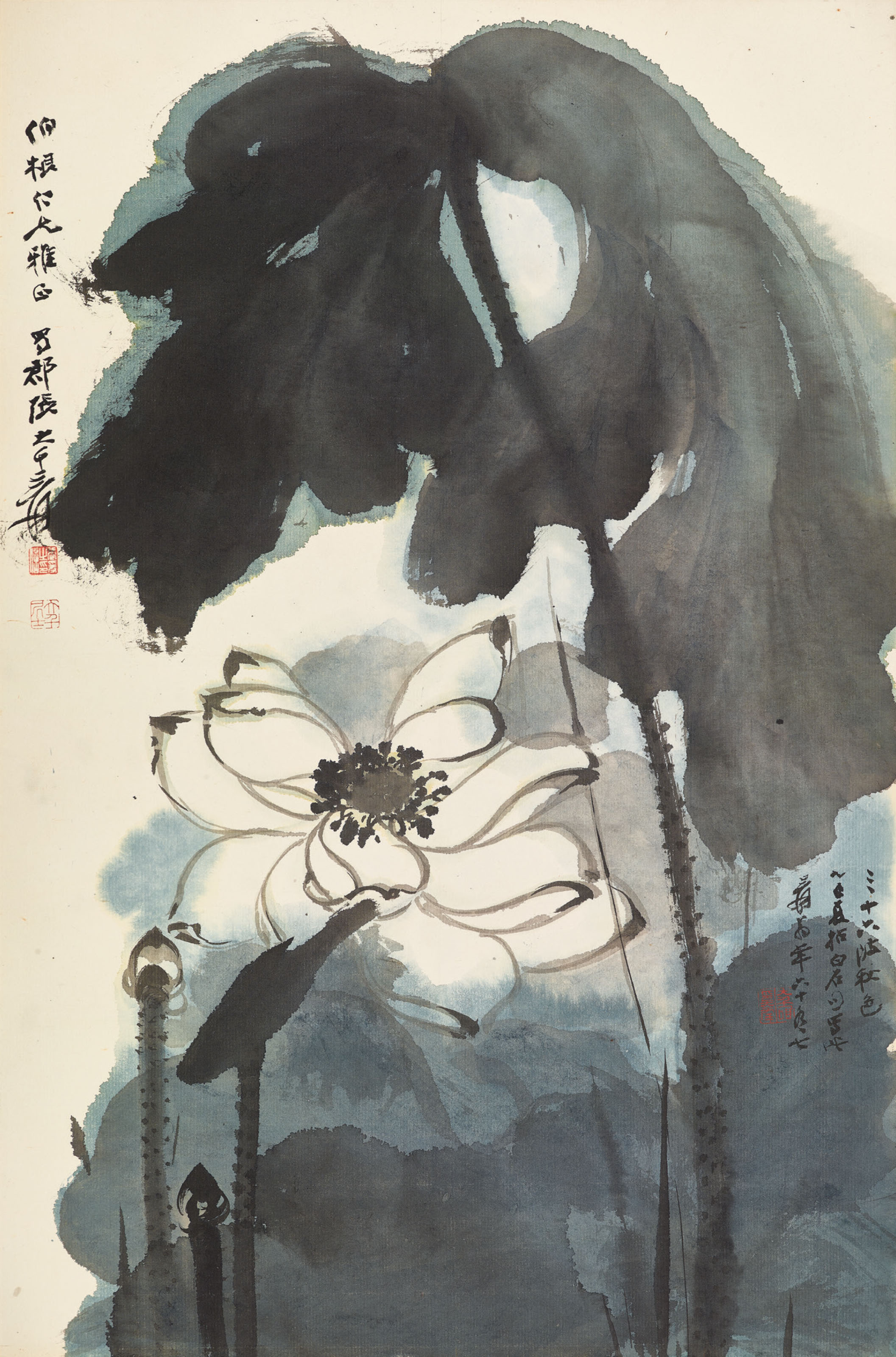 張大千松壽圖| Zhang Daqian, Pine of Longevity | Fine Chinese