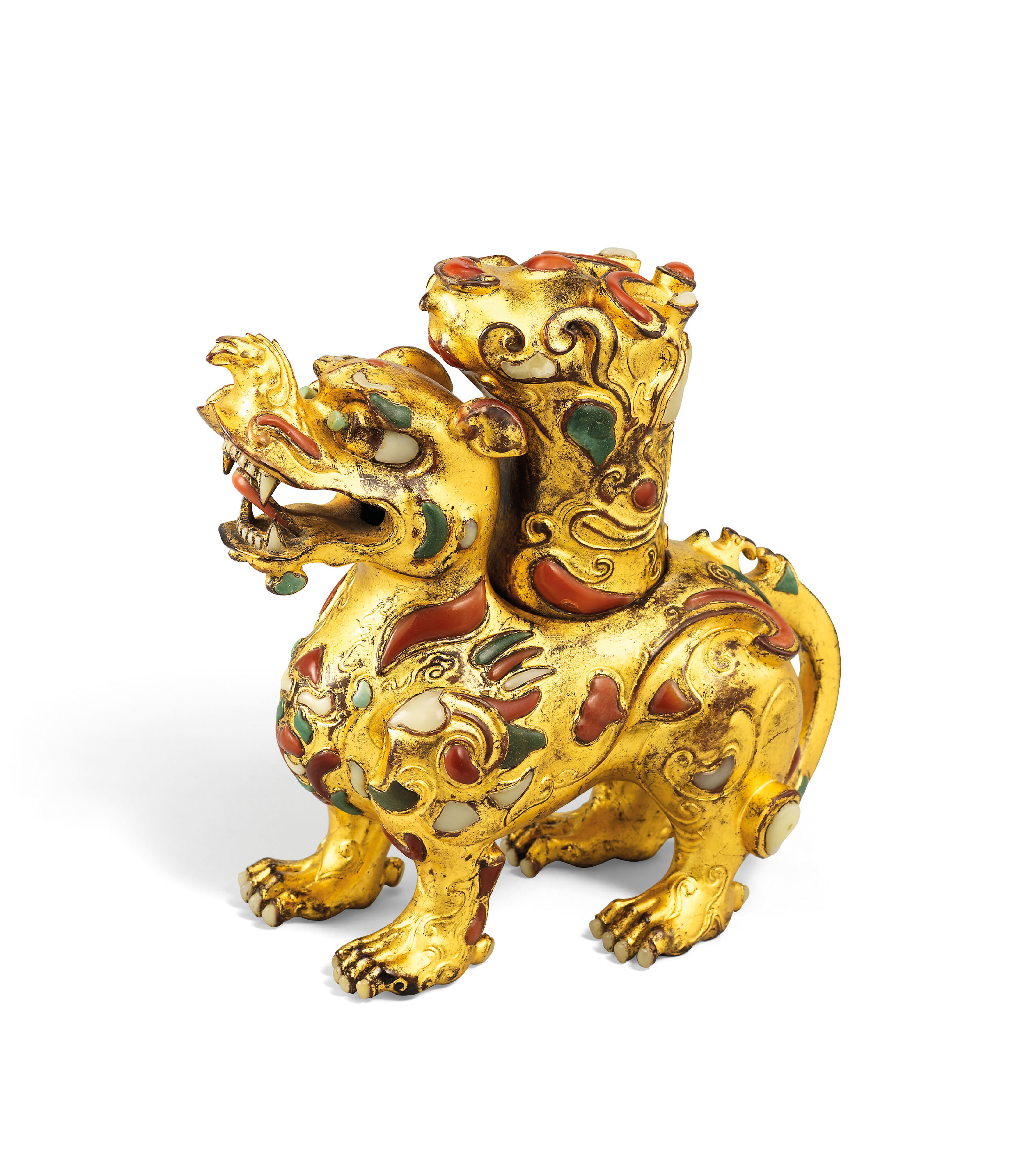 元御用藍釉金彩雲龍紋玉壺春瓶, YUAN DYNASTY (1279-1368) | Christie's