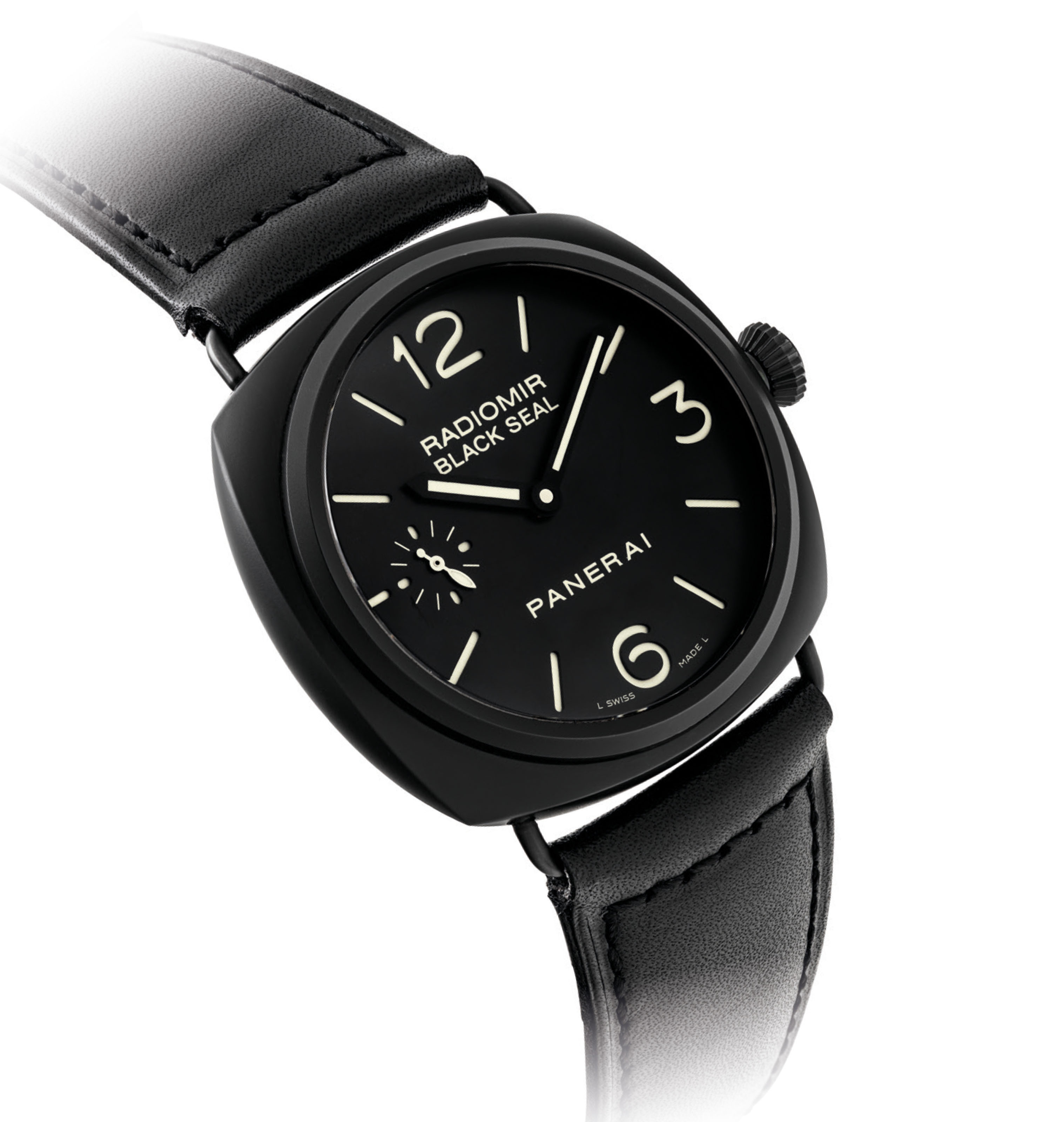 沛納海 精細 陶瓷枕形腕錶 Radiomir Black Seal 型號op 6723 Pam00292 約2010年製 Signed Panerai Radiomir Black Seal No L0165 1000 Ref Op 6723 Pam00292 Case No Bb