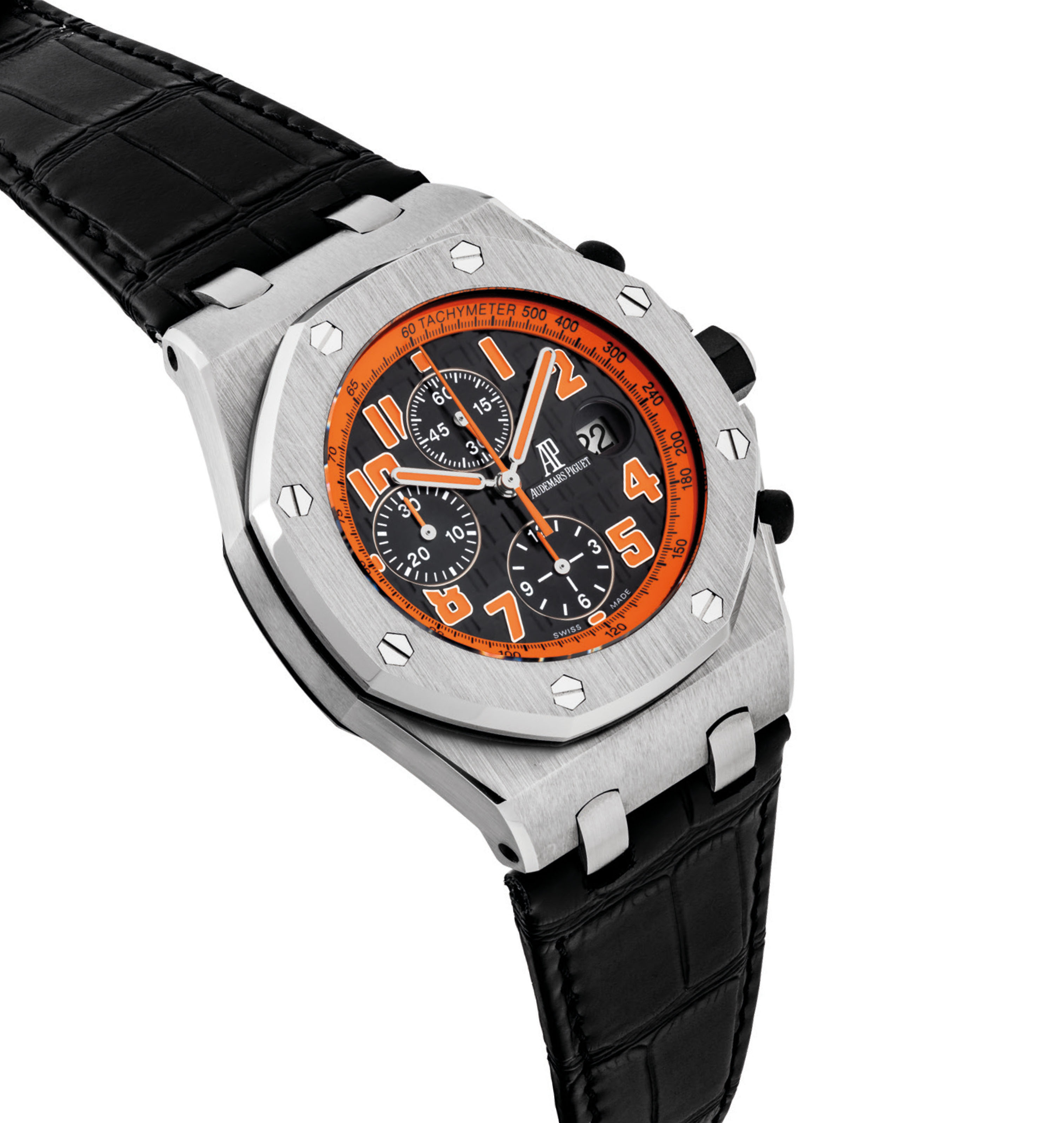Audemars Piguet A Fine Stainless Steel Automatic Chronograph Wristwatch With Date Signed Audemars Piguet Royal Oak Offshore Volcano Model Ref 26170st Case Nos H01402 And 9444 Circa 2010 2010s Chronograph Christie S
