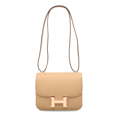 A trench & sable Epsom leather verso mini Constance 18 with permabrass hardware, Hermès, 2017. 18 w x 15 h x 4 d cm. Estimate HK$50,000-70,000. Offered in Handbags & Accessories  on 30 May at Christie’s in Hong Kong
The platonic ideal of a crossbody neutral, golden, compact, and distinctively Hermès.


    .captiondesc { font-family LyonRegular, Arial, Helvetica,