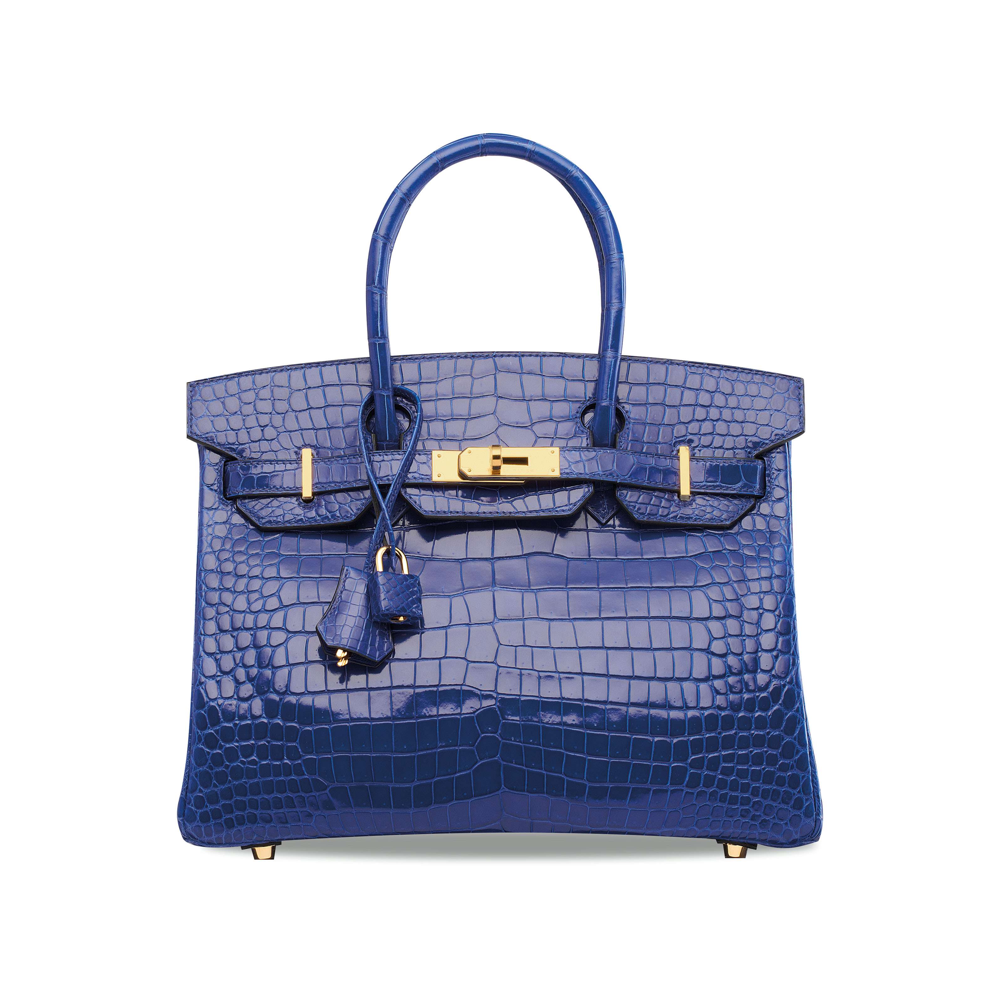 blue crocodile birkin