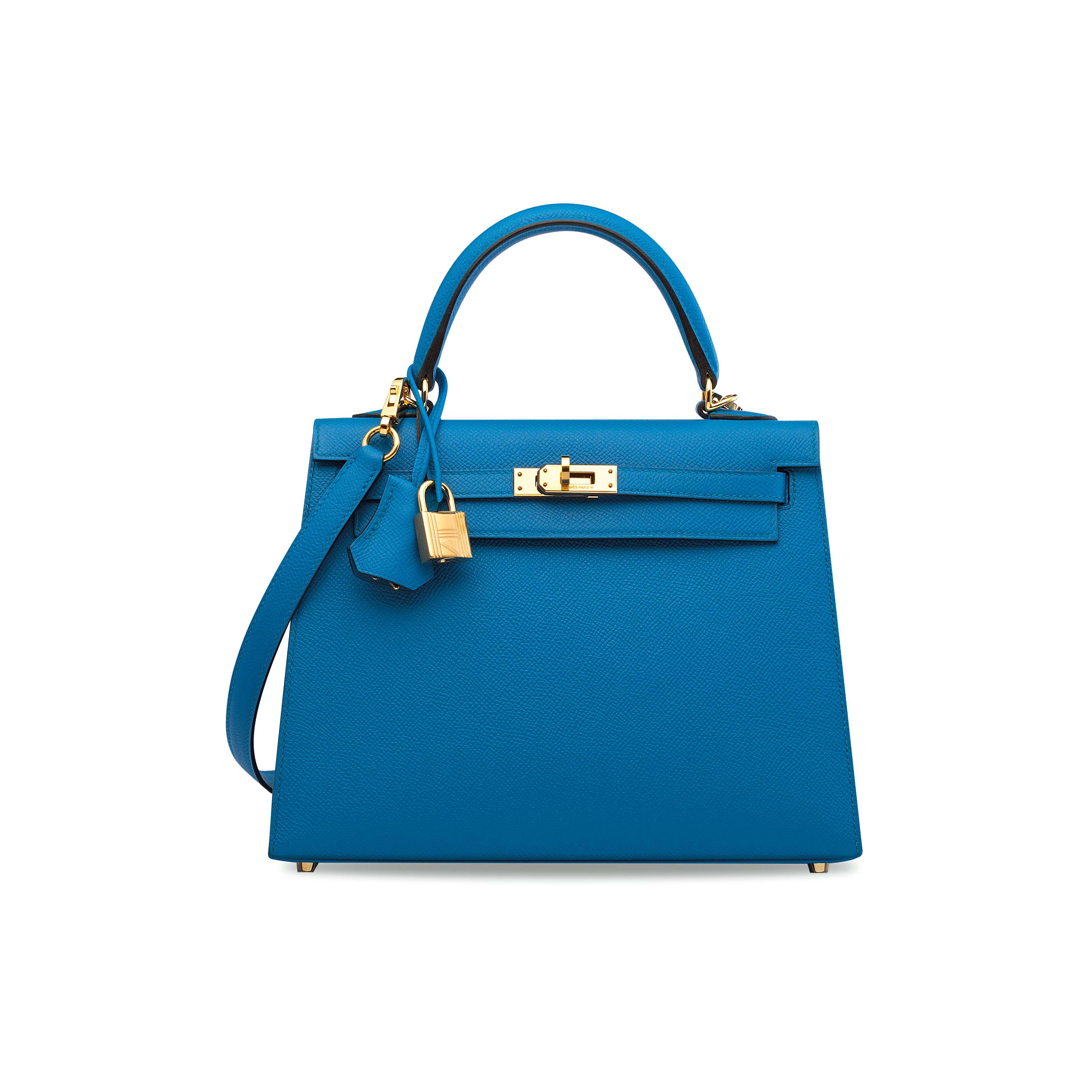 Hermes Birkin 25 Blue Celeste Sellier Epsom Gold Hardware – Pinoy