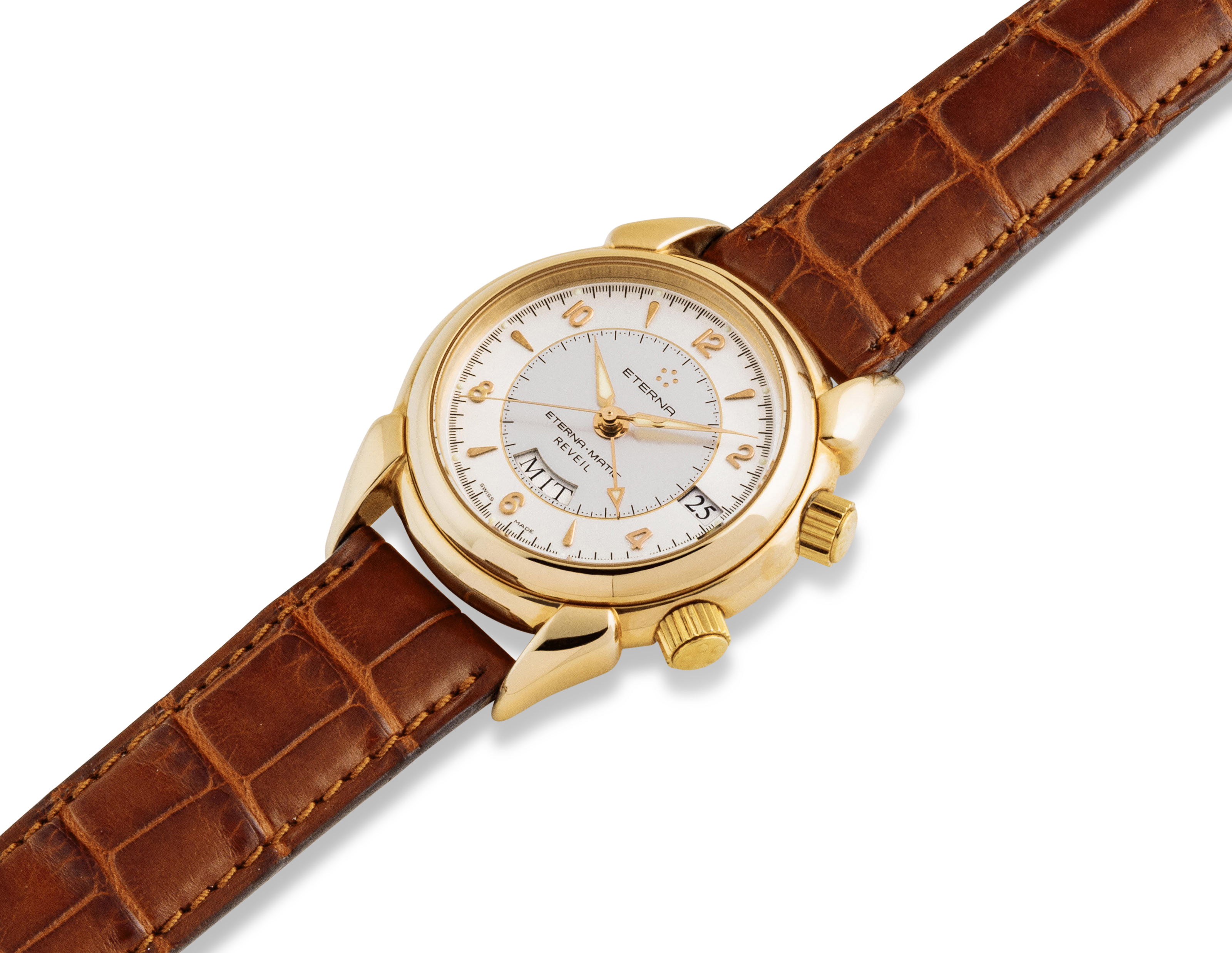 ETERNA, ETERNA-MATIC 1948 LE REVEIL ALARM WRISTWATCH Christie's