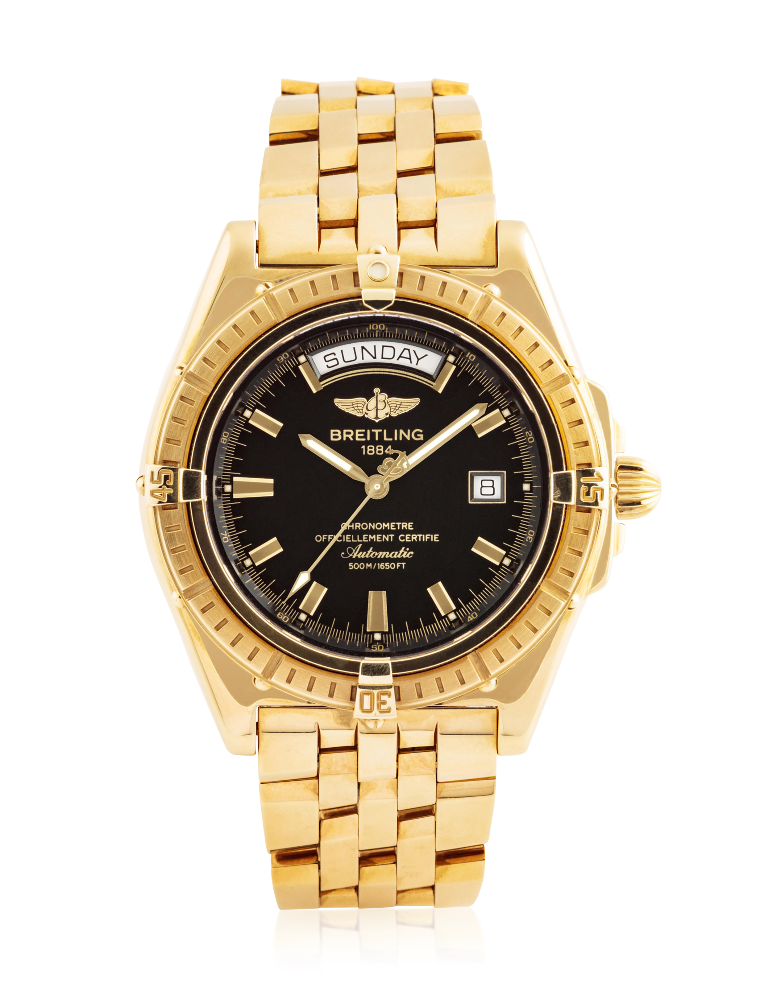 BREITLING, 18K GOLD HEADWIND Christie’s
