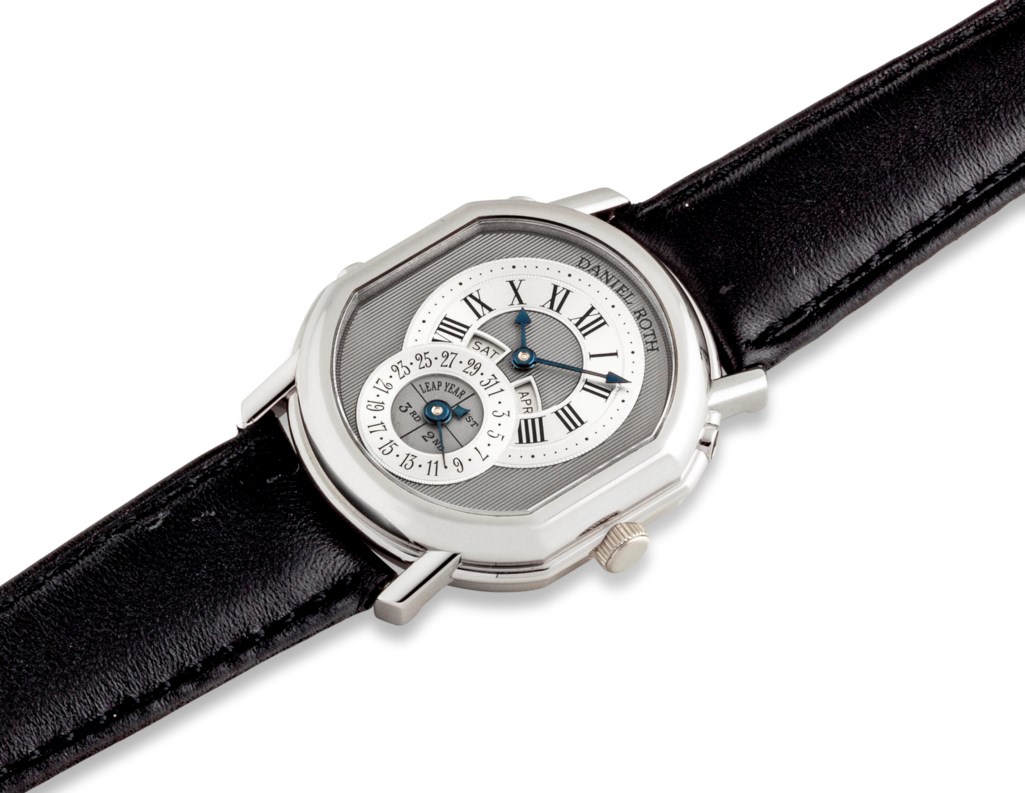 DANIEL ROTH, 18K WHITE GOLD PERPETUAL CALENDAR | Christie’s
