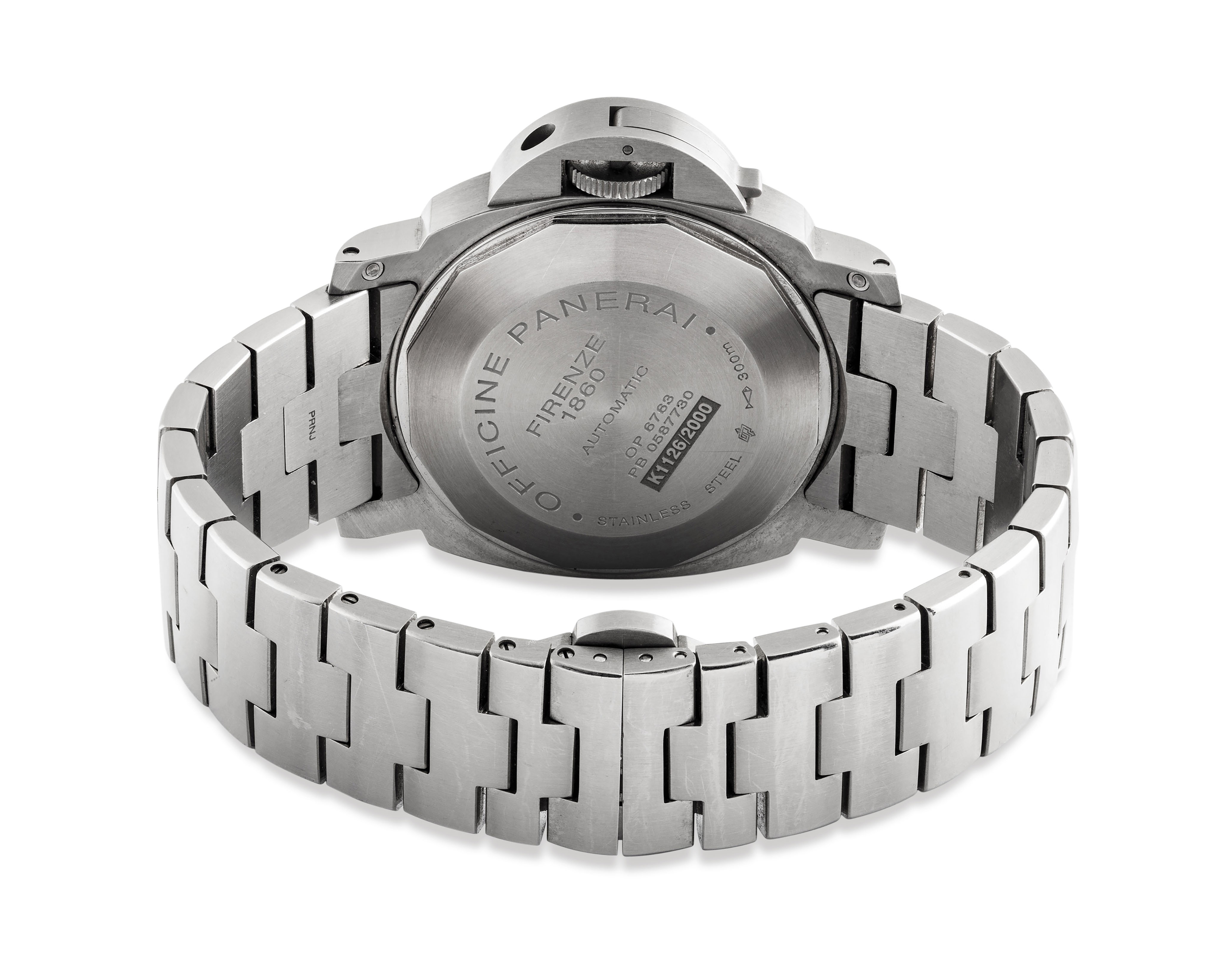 PANERAI STAINLESS STEEL LUMINOR MARINA REF. PAM00299 OP 6763 Christie s