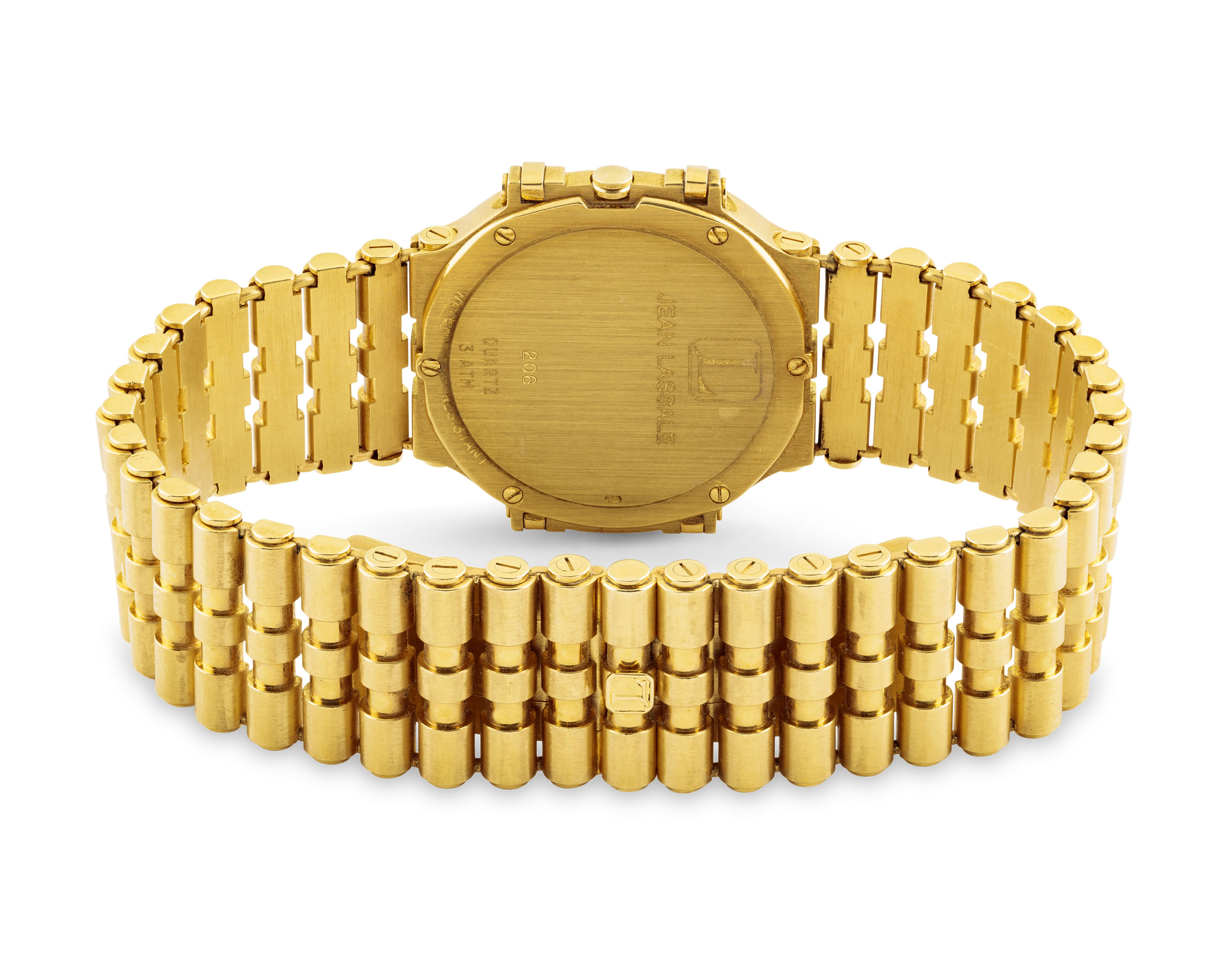 Jean lassale hot sale 18k gold watch