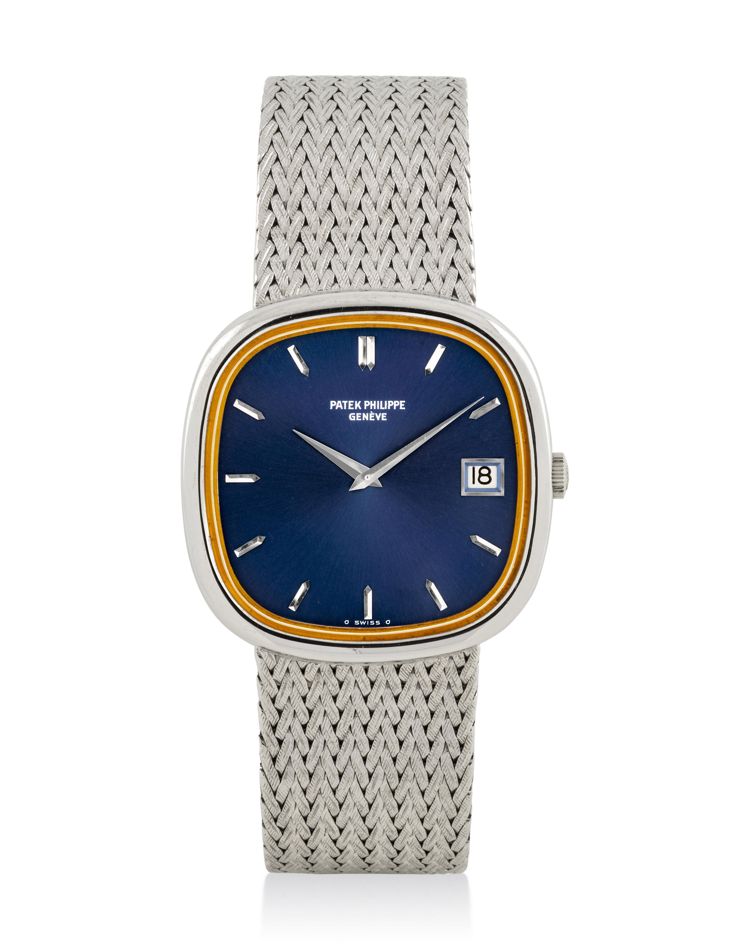 patek philippe white gold automatic watch ref 3604
