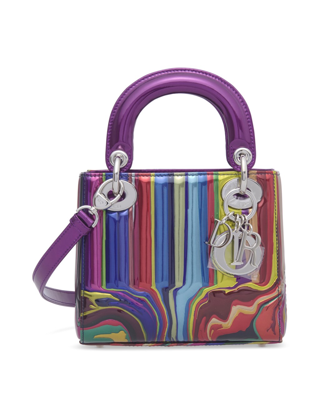 A Limited Edition Dior Lady Art Multicolor Patent Leather Mini Lady Dior With Silver Hardware By Ian Davenport Dior 2016 Christie S