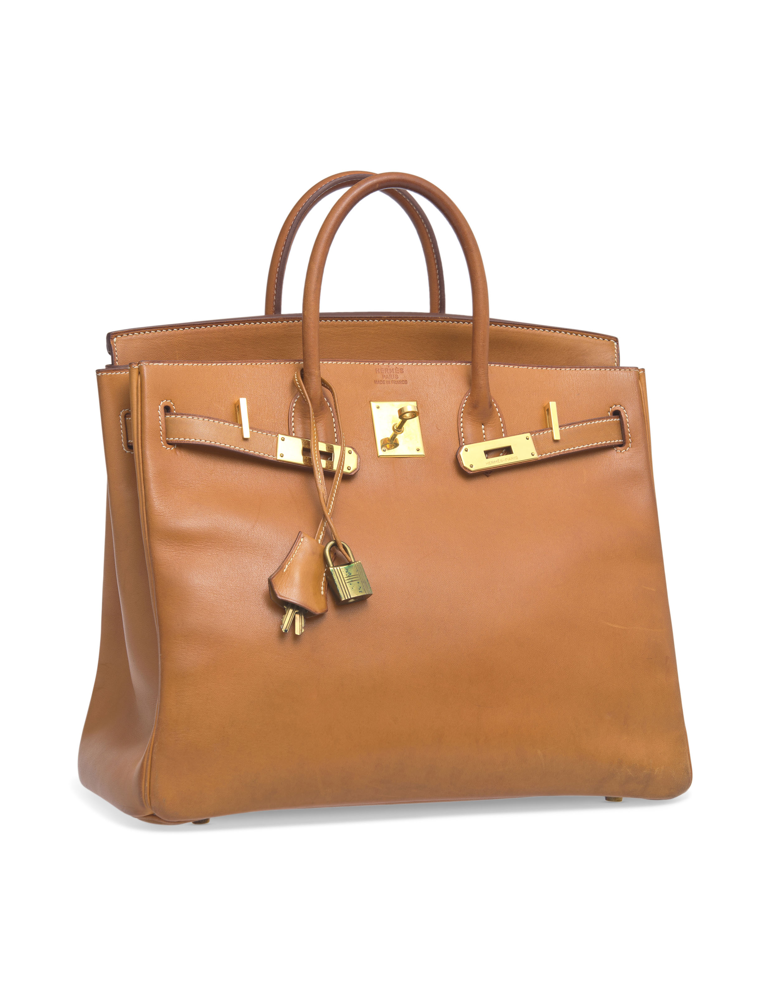A VACHE NATURELLE HAC BIRKIN 32 WITH GOLD HARDWARE, HERMÈS