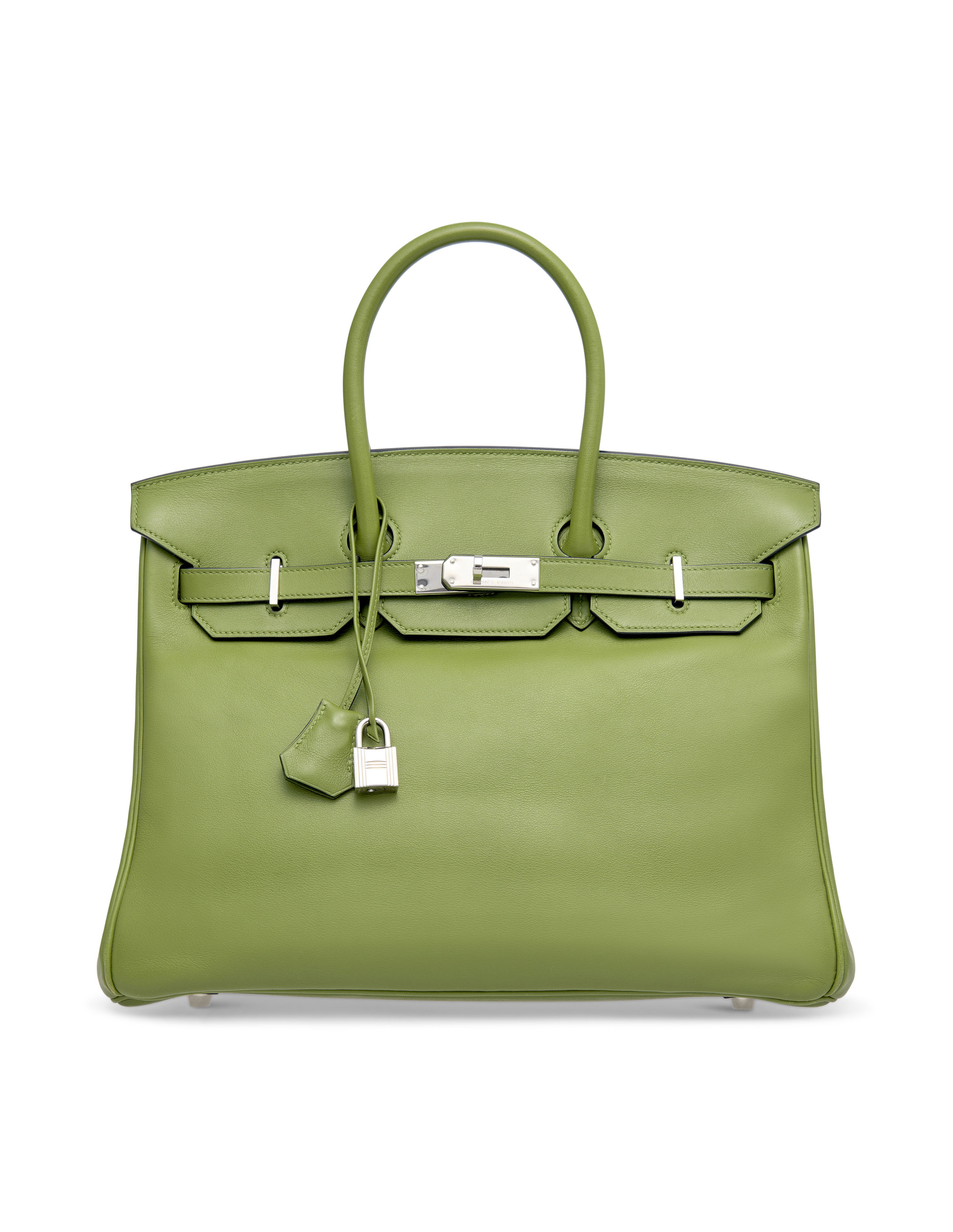 A PELOUSE SWIFT LEATHER BIRKIN 35 WITH PALLADIUM HARDWARE, HERMÈS
