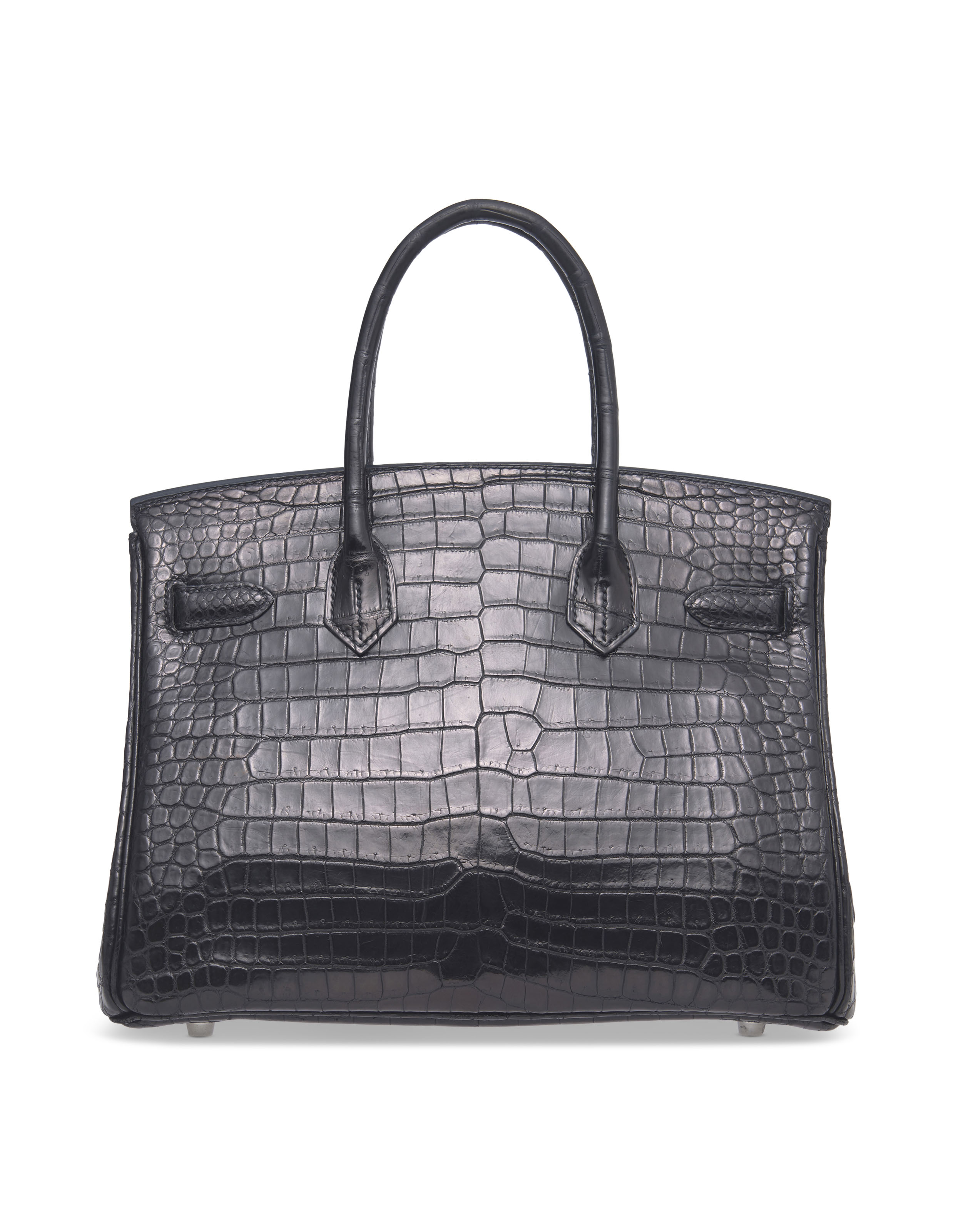 A Matte Black Porosus Crocodile Birkin 30 With Palladium Hardware Hermes 08 Christie S