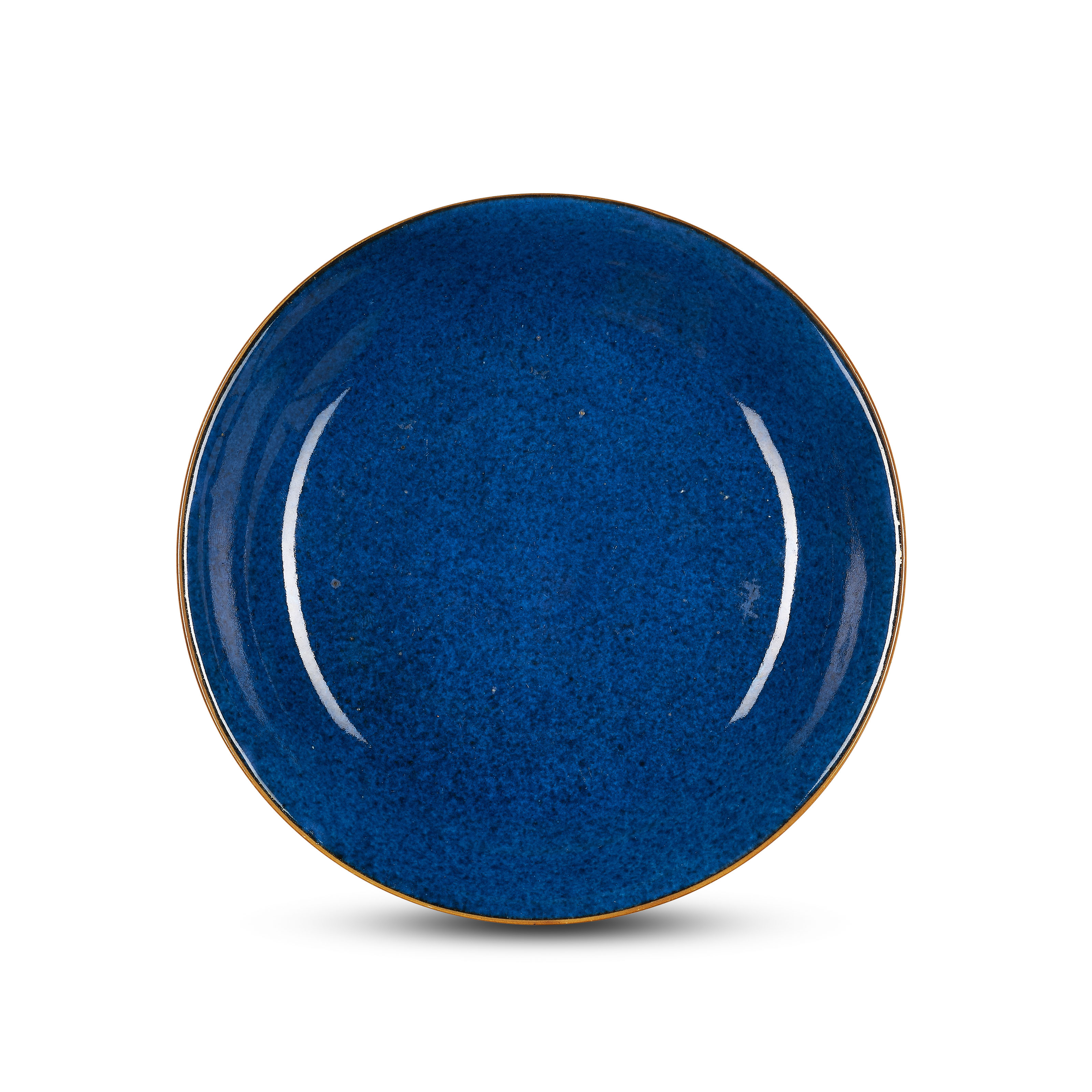 中国美術 祭蓝釉 清康熙　慎德堂博古製　観音瓶 中国美術 祭蓝釉 清康熙 慎德堂博古製 観音瓶