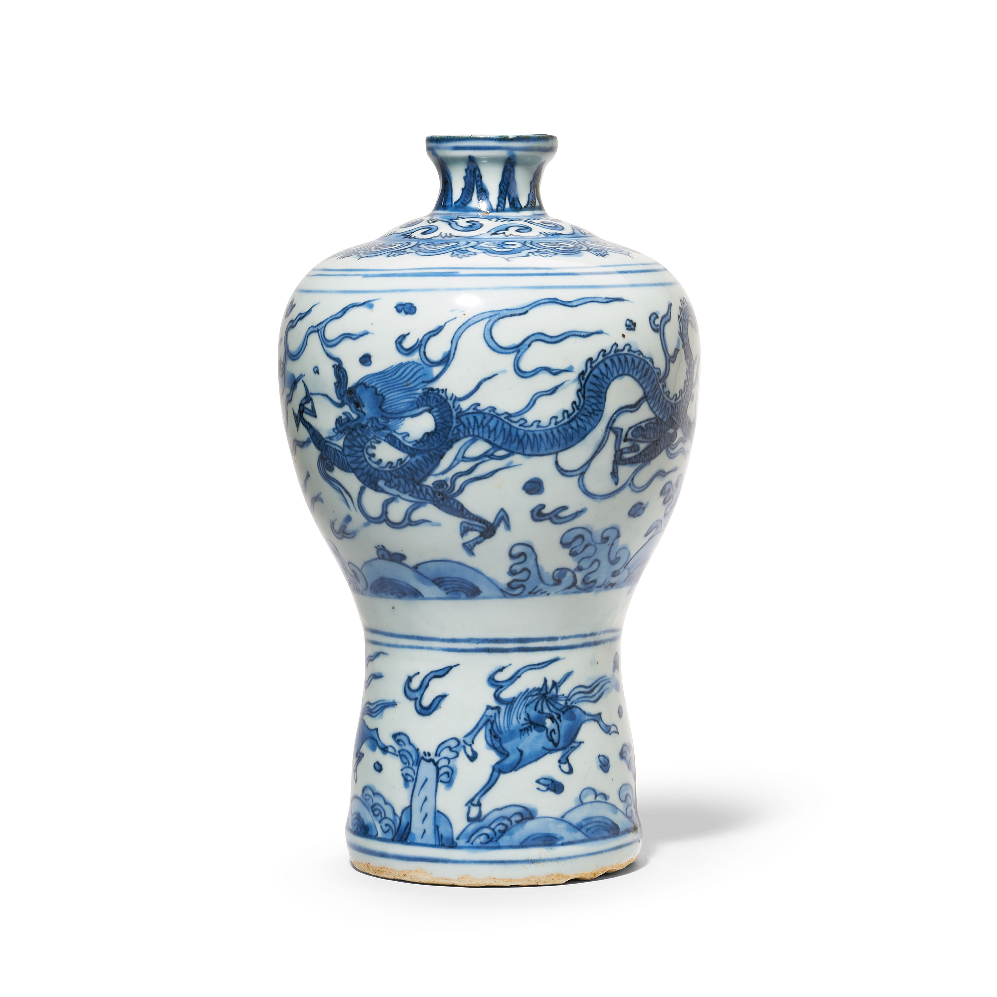 春のコレクション 明万历青花海马龙纹梅瓶, WANLI Christie's | (1573-1619) PERIOD 工芸品