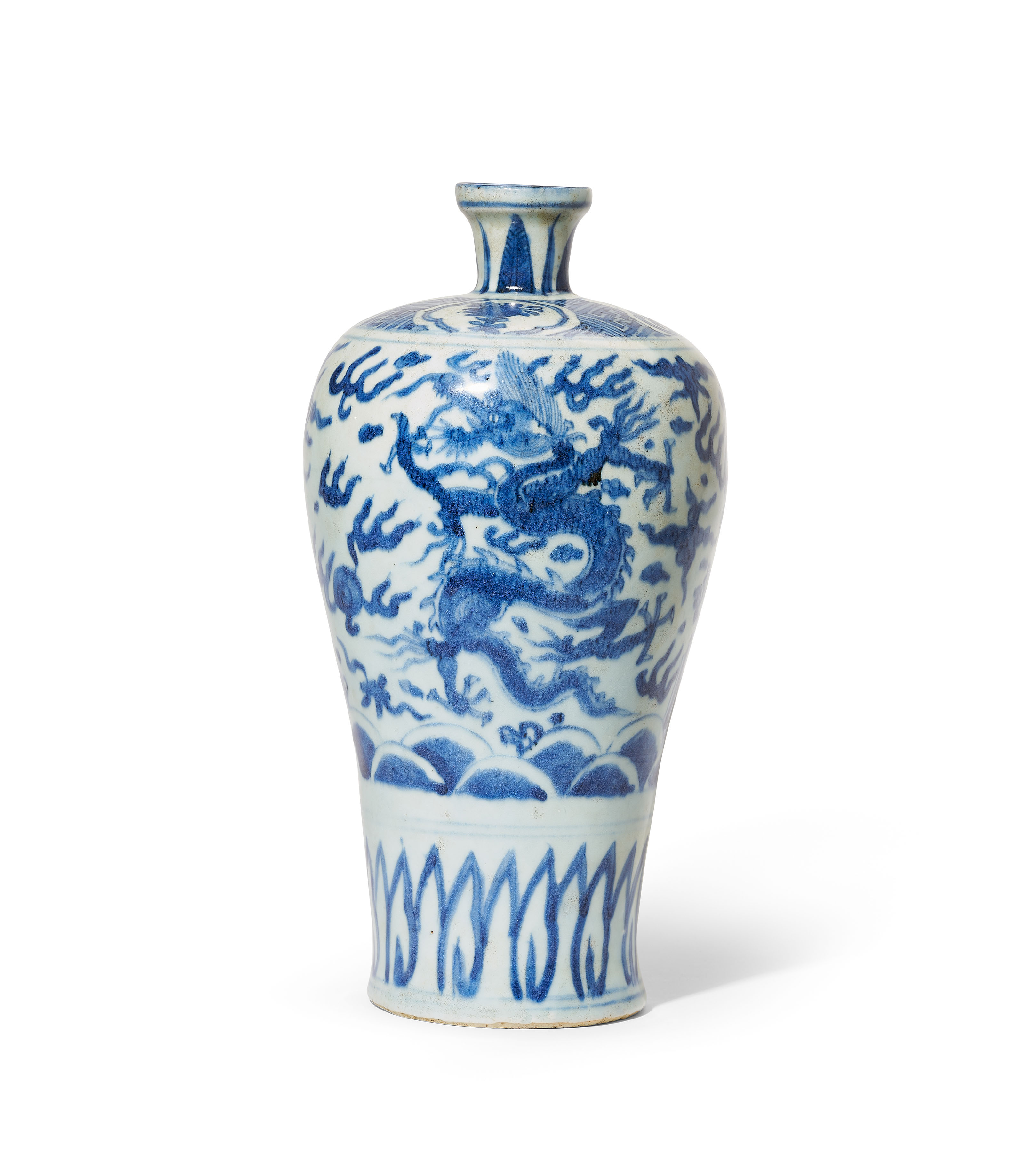 明万历青花海水龙纹梅瓶, WANLI PERIOD (1573-1619) | Christie's