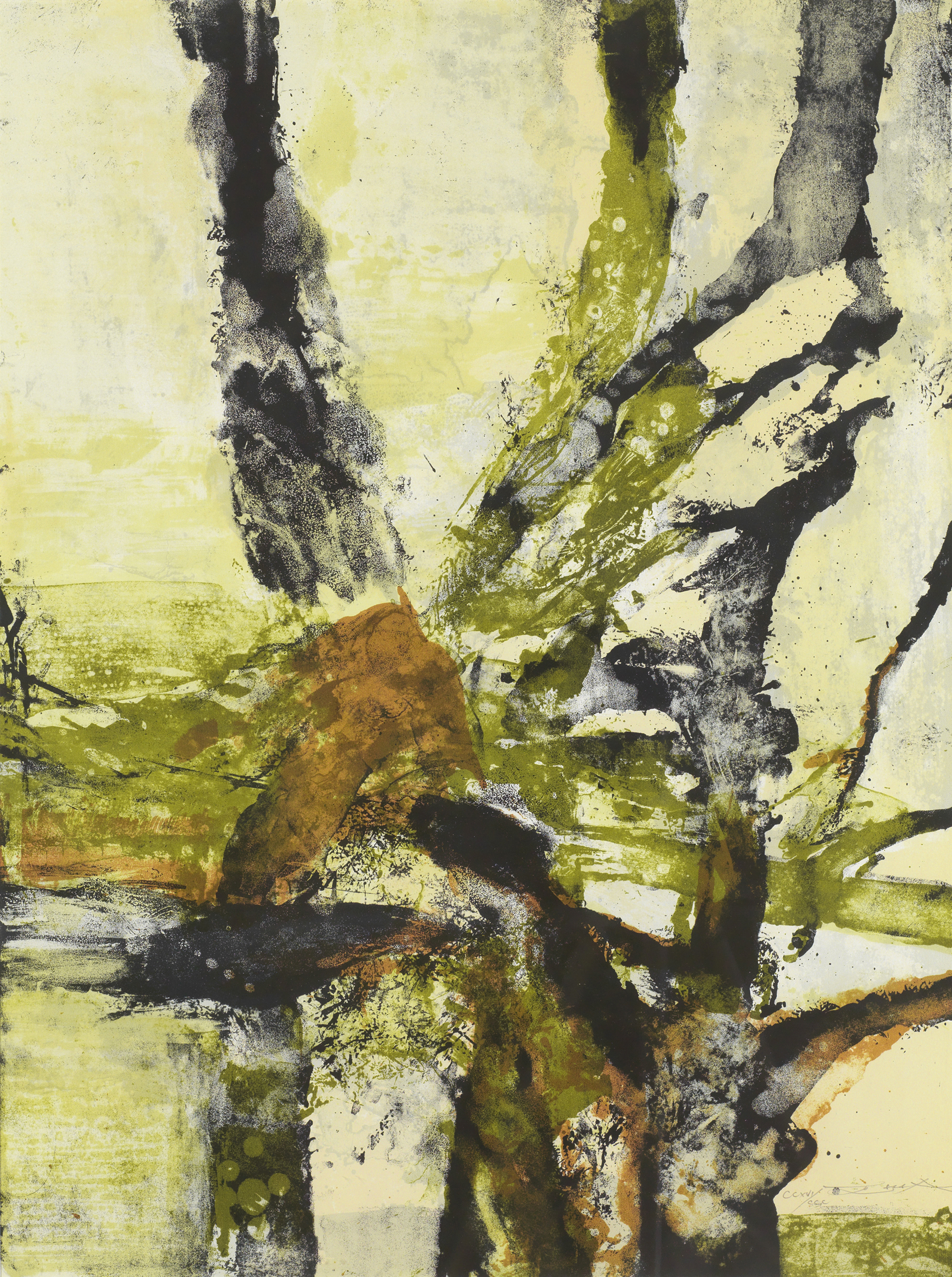 zao wou ki zhao wuji france china 1920 2013 tree of life christie s