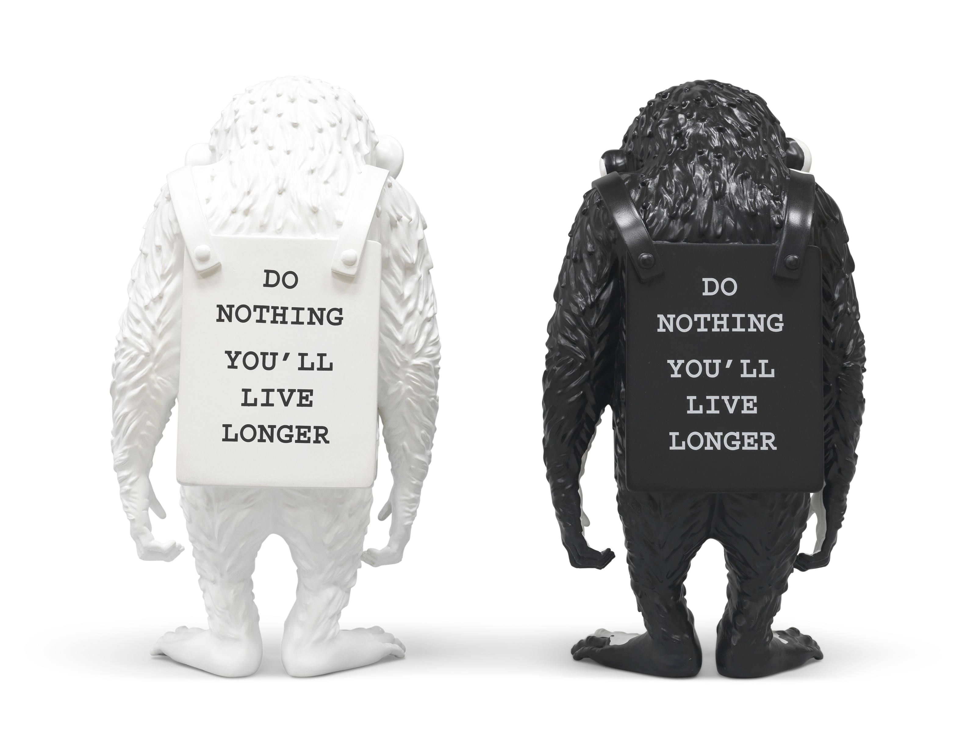 お買い得モデル Banksy (UK, B. 1974), Monkey Sign - Do Nothing You'll Live Lサイズ