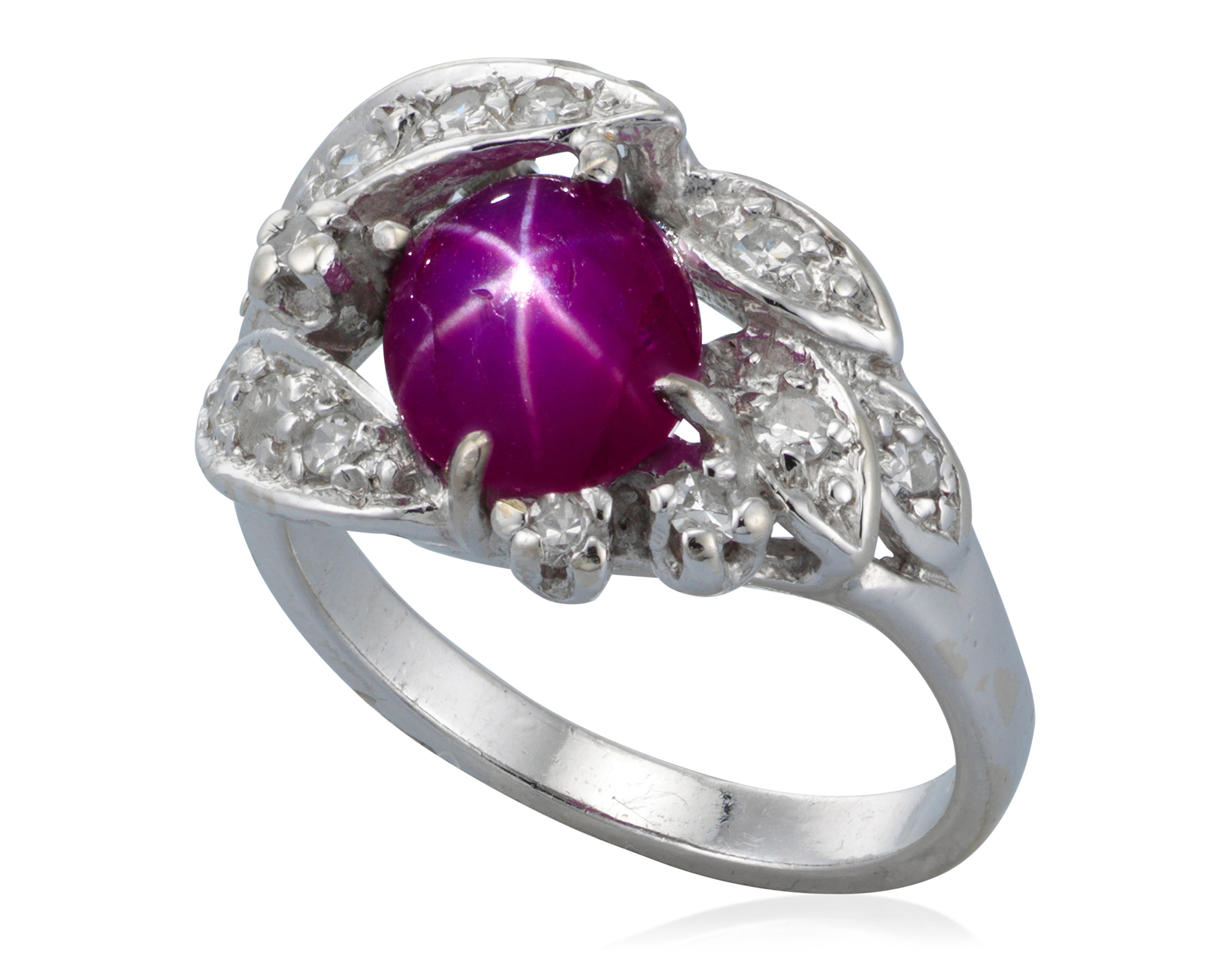 STAR RUBY AND DIAMOND RING, | Christie’s
