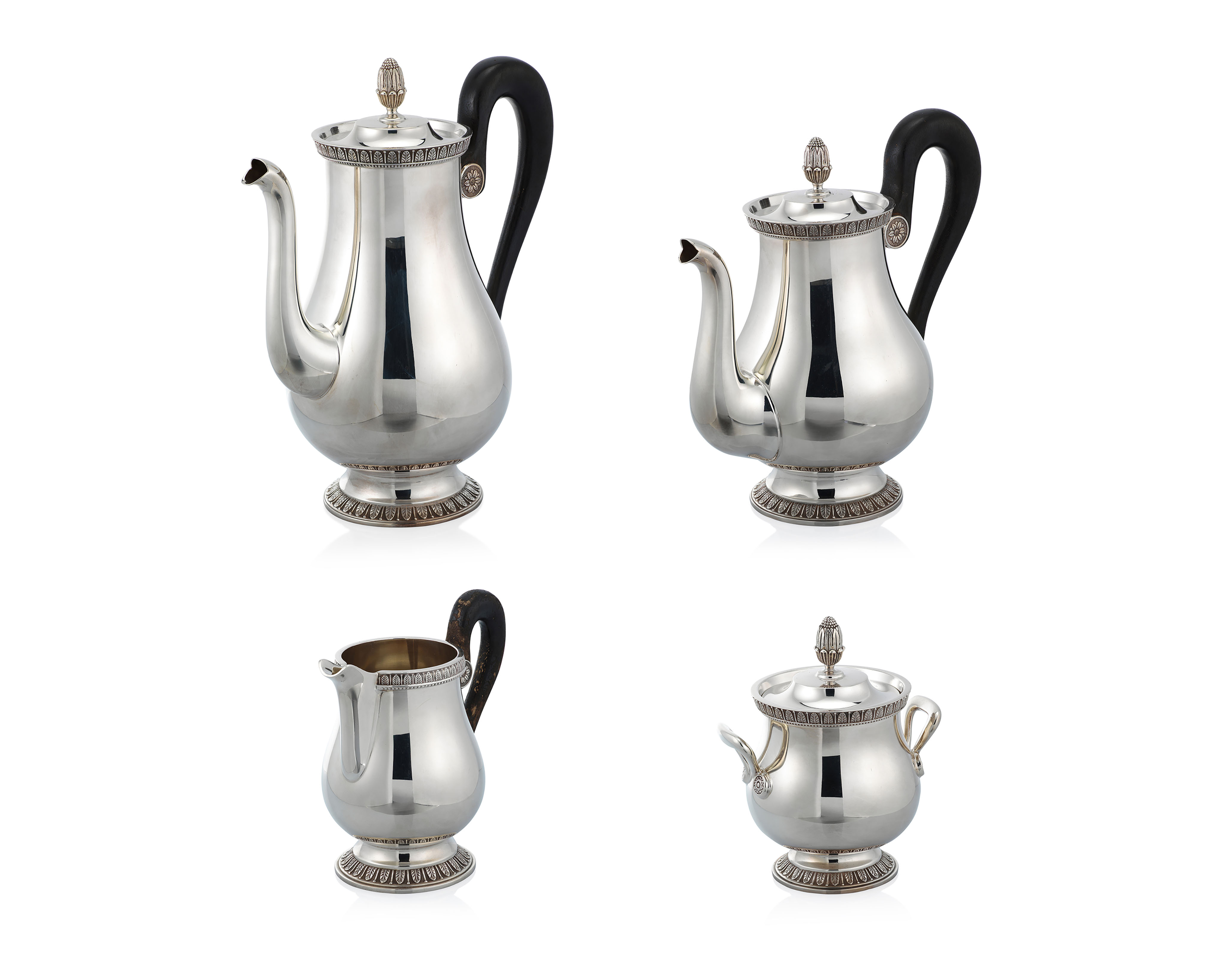 CHRISTOFLE 'MALMAISON' TEA AND COFFEE SET, | Christie's