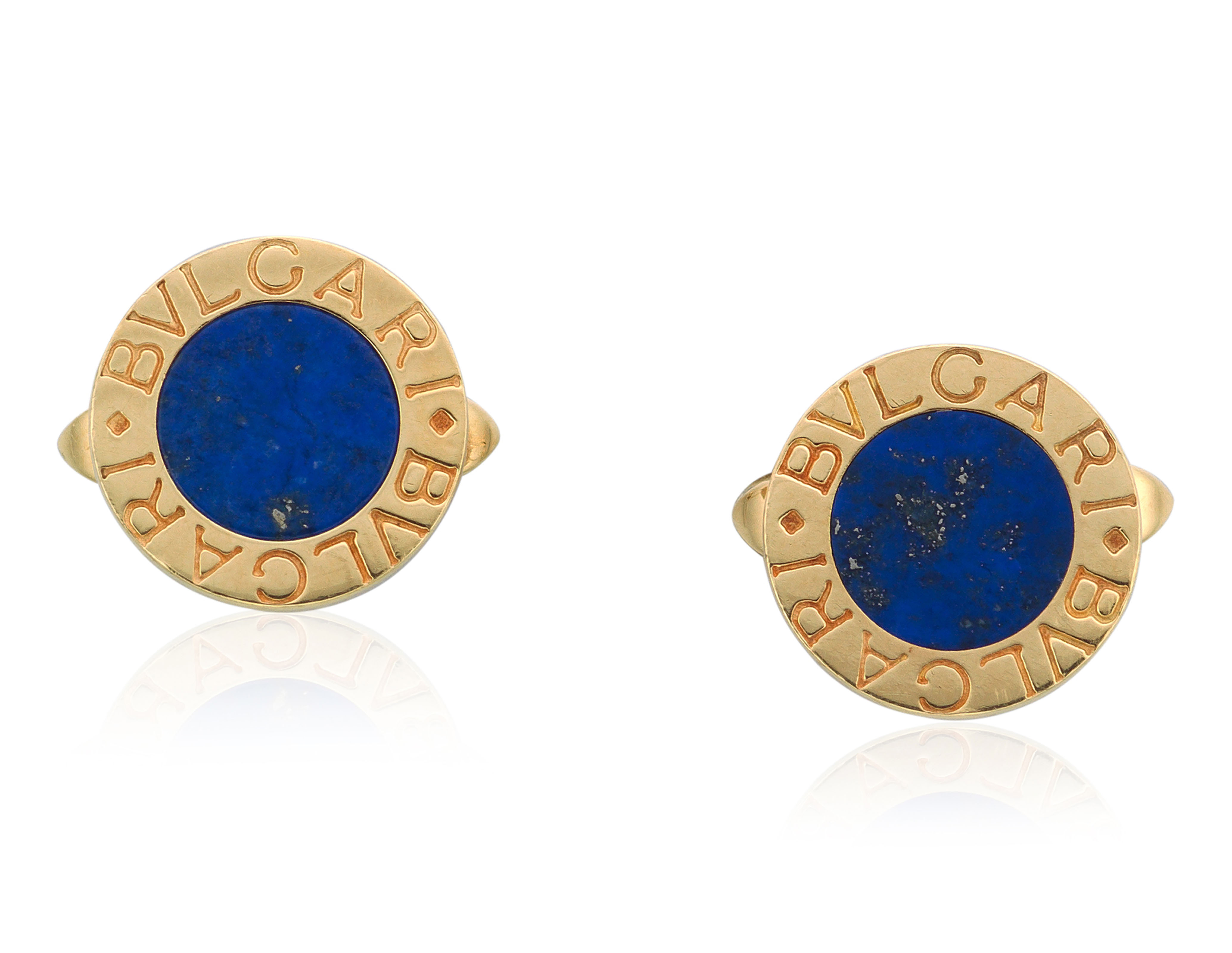 BVLGARI ネイビー カフリンクス Quadrato cufflinks | Bvlgari | The Jewellery Editor