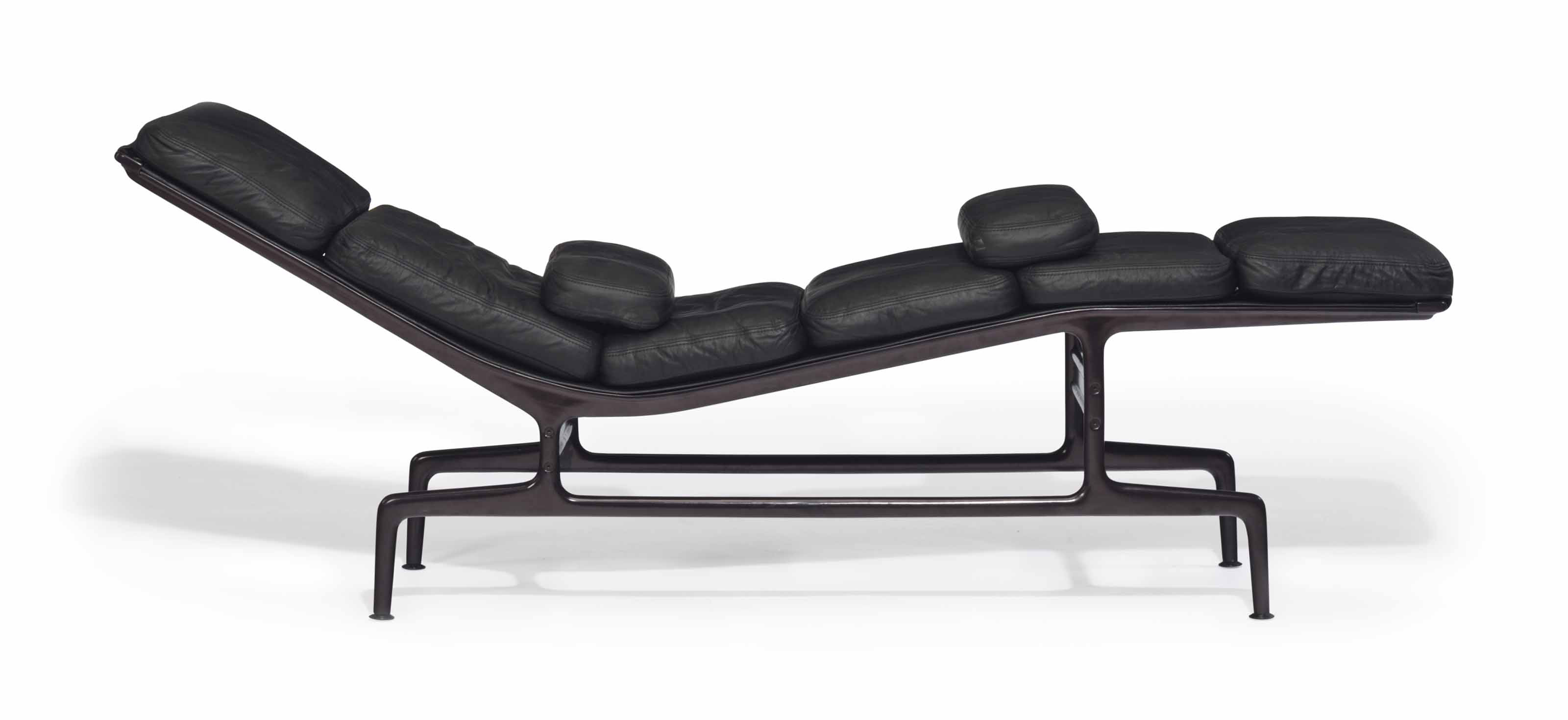 Charles (1907-1978) and Ray Eames (1912-1989), an ES106 chaise longue, designed 1968. 28&frac12;  in (72.4  cm) high, 75  in (190.5  cm) wide, 17  in (45.7  cm) deep. Sold for $3,750 on 13 February 2018 at Christie&rsquo;s in New York