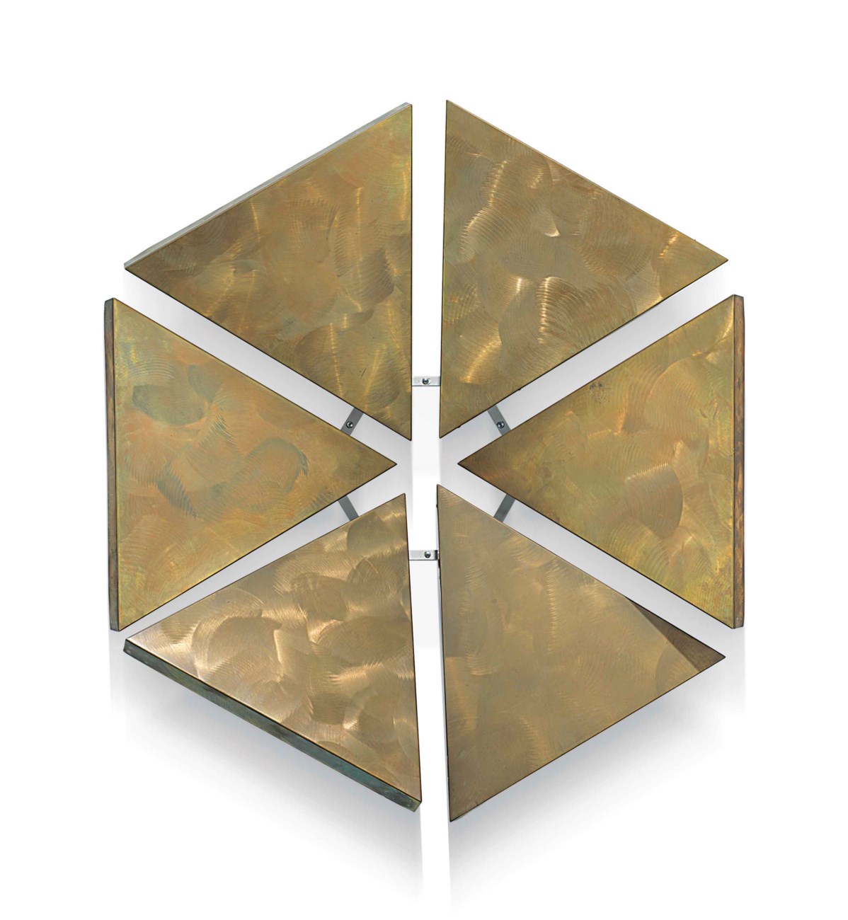 Six Triangles in a Hexagon