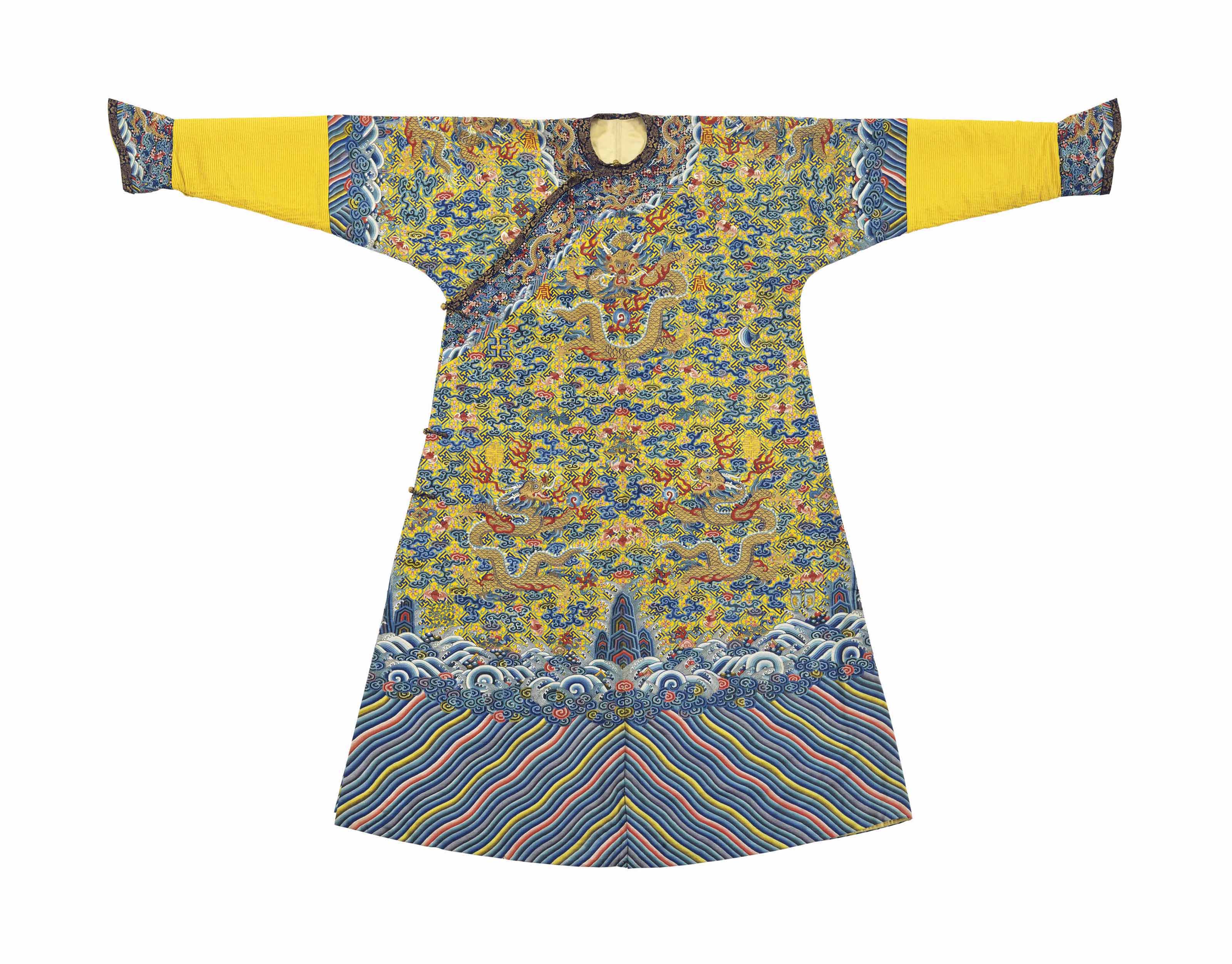 Chinese dragon robe top