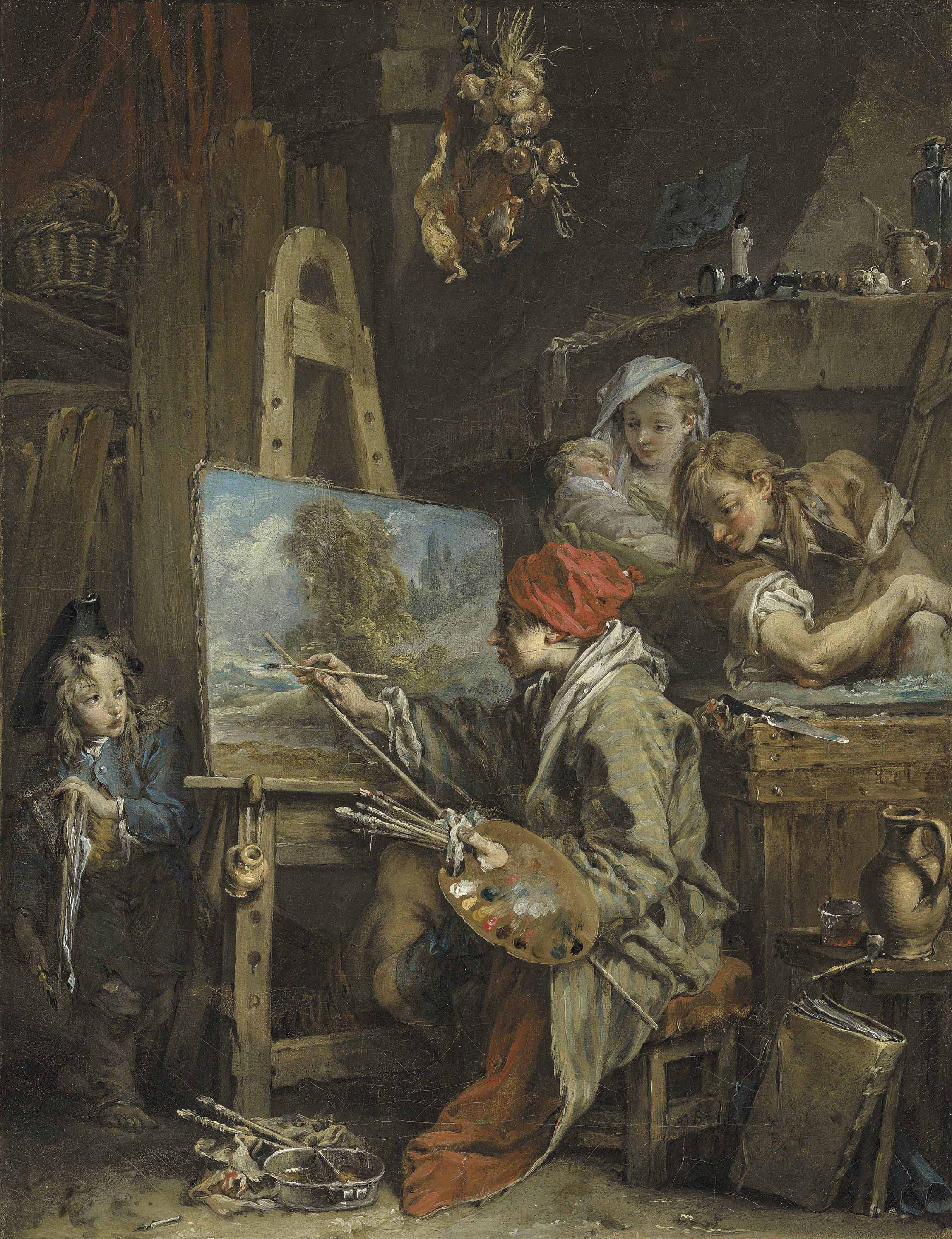 Fran ois Boucher Paris 1703 1770 The Landscape Painter Christie s