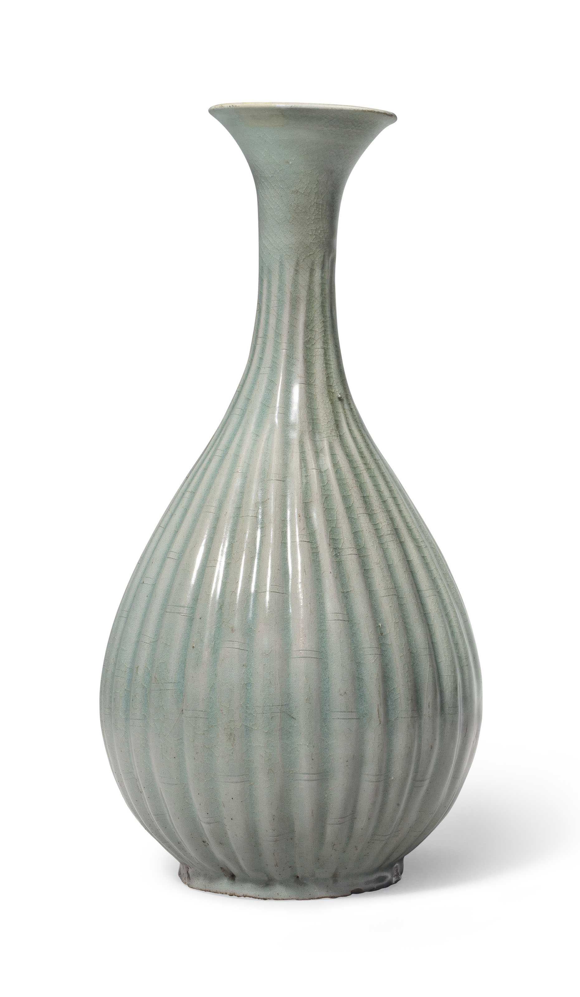A KOREAN CELADON FLUTED VASE , GORYEO DYNASTY, 12TH CENTURY Christie's