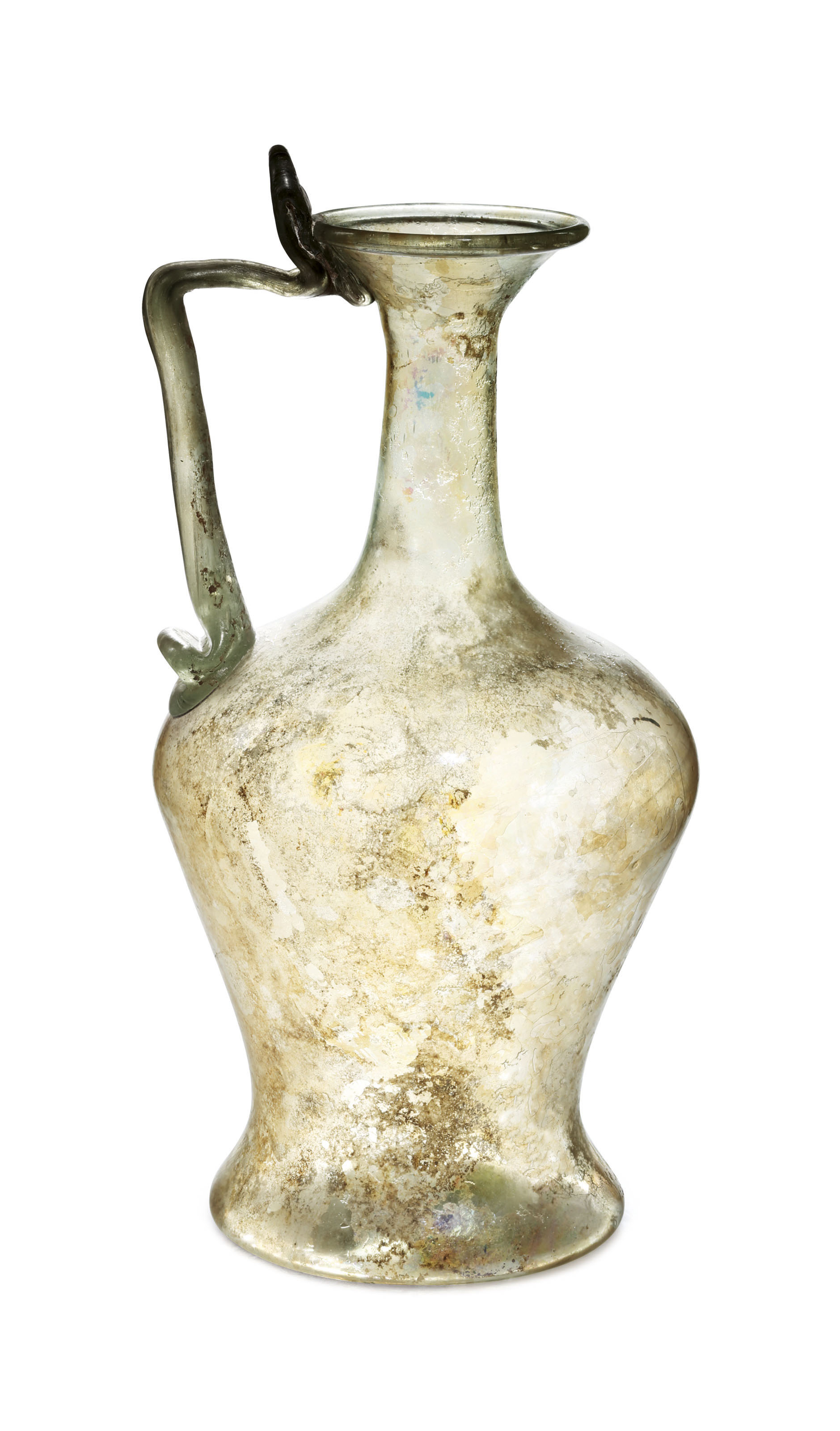 A LATE ROMAN PALE GREEN GLASS JUG , CIRCA 4TH5TH CENTURY A.D. Christie's