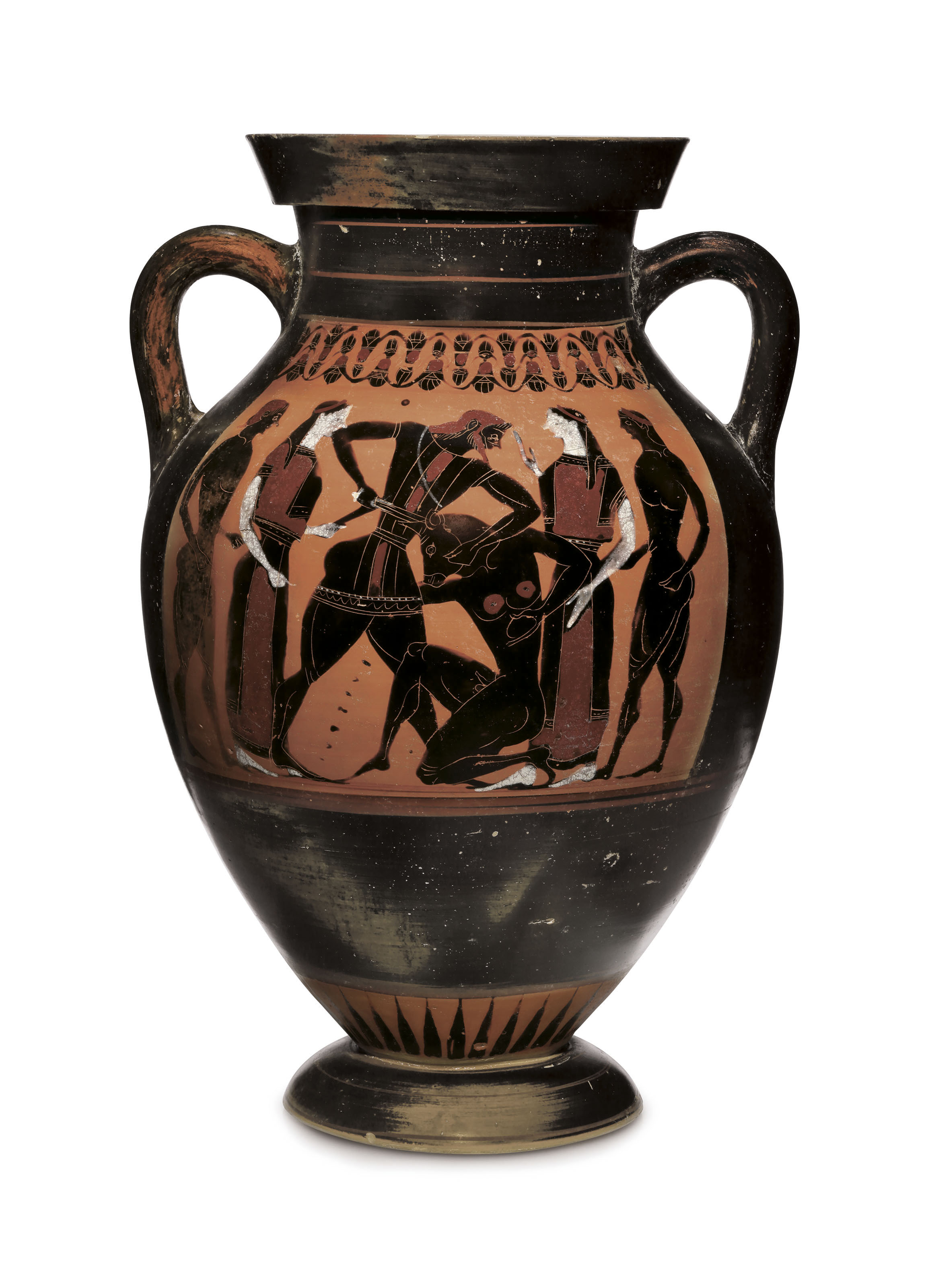 AN ATTIC BLACKFIGURED AMPHORA (TYPE B)