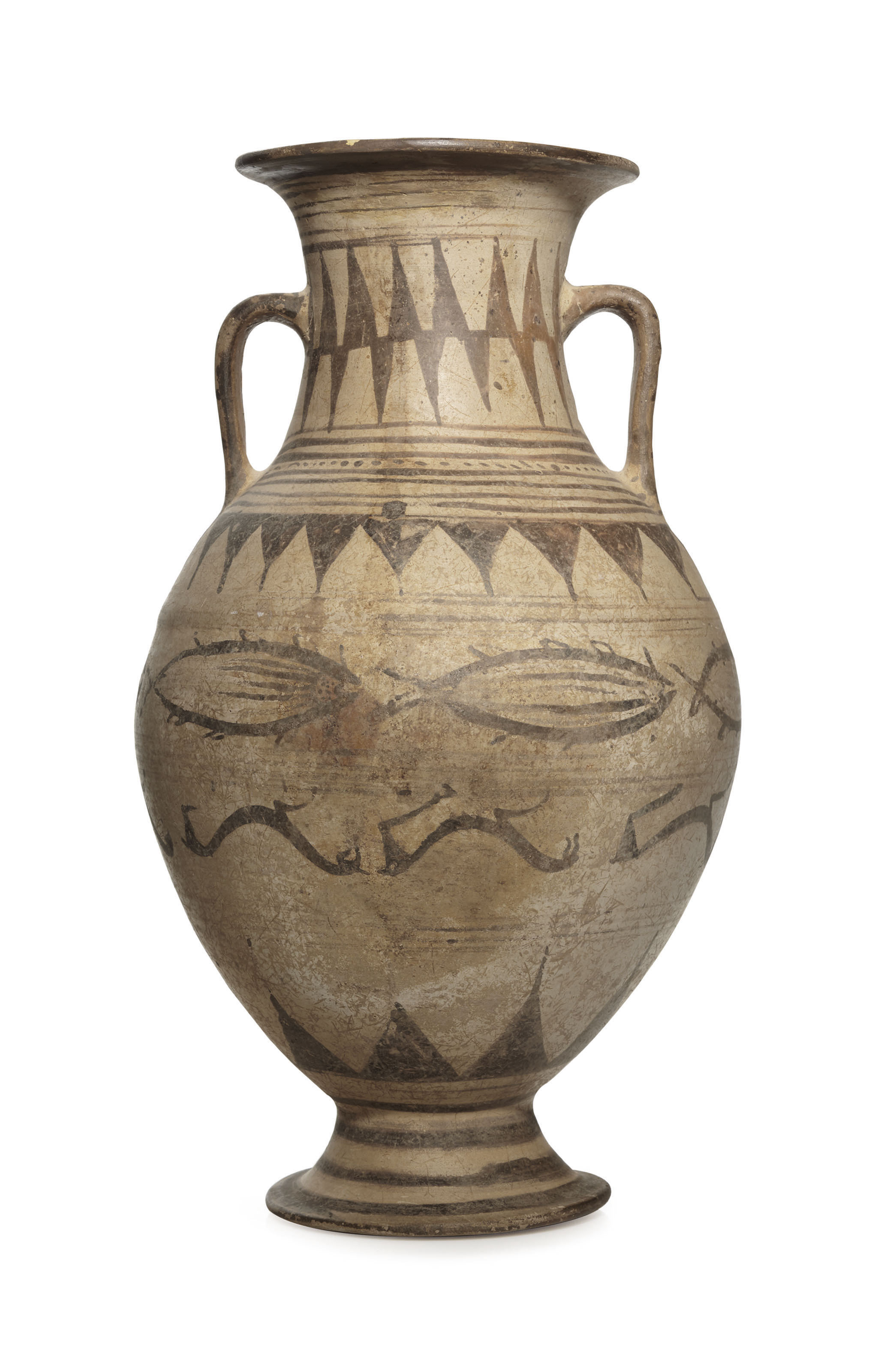 AN ETRUSCAN POTTERY AMPHORA , CIRCA 680 B.C. Christie's