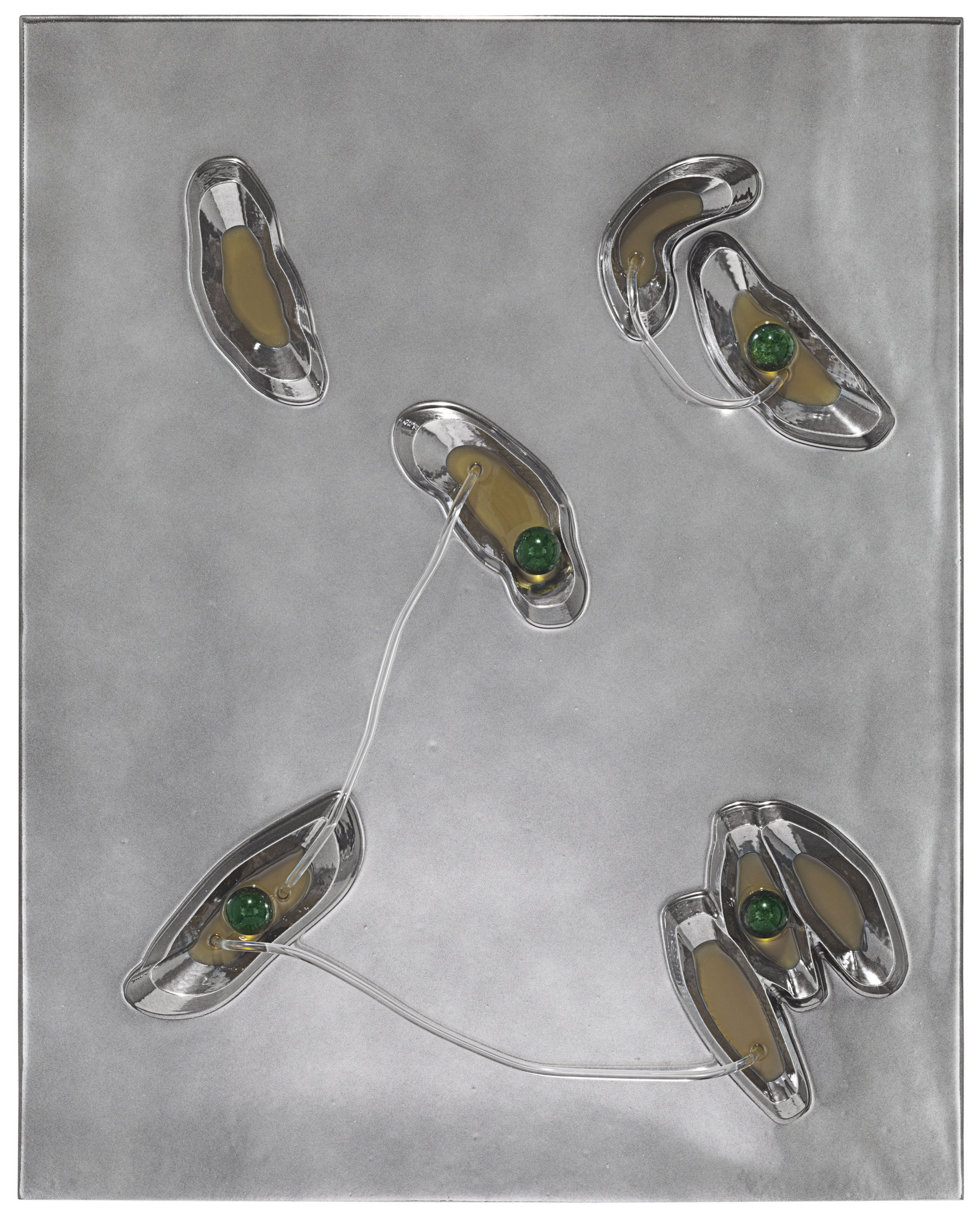 Anicka Yi (b. 1971), Syncretism, 2018. 31&frac14; x 25&frac14; x 4 in (79.4 x 64.1 x 10.2 cm). Estimate: $30,000-50,000. Offered in Post-War to Present&nbsp;on 27 September at Christie&rsquo;s in New York
