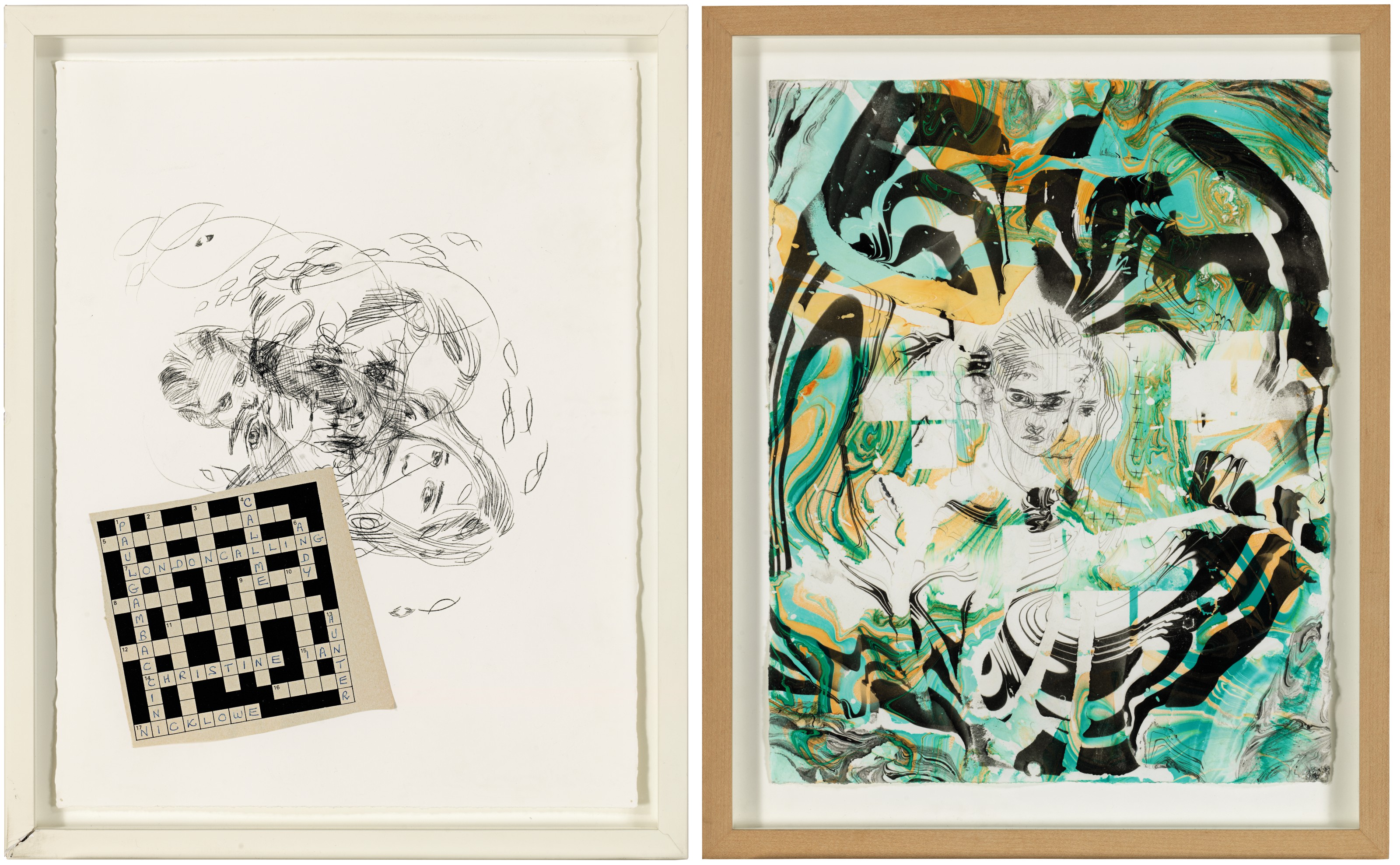 NICK MAUSS (B. 1980), Two works on paper | Christie's