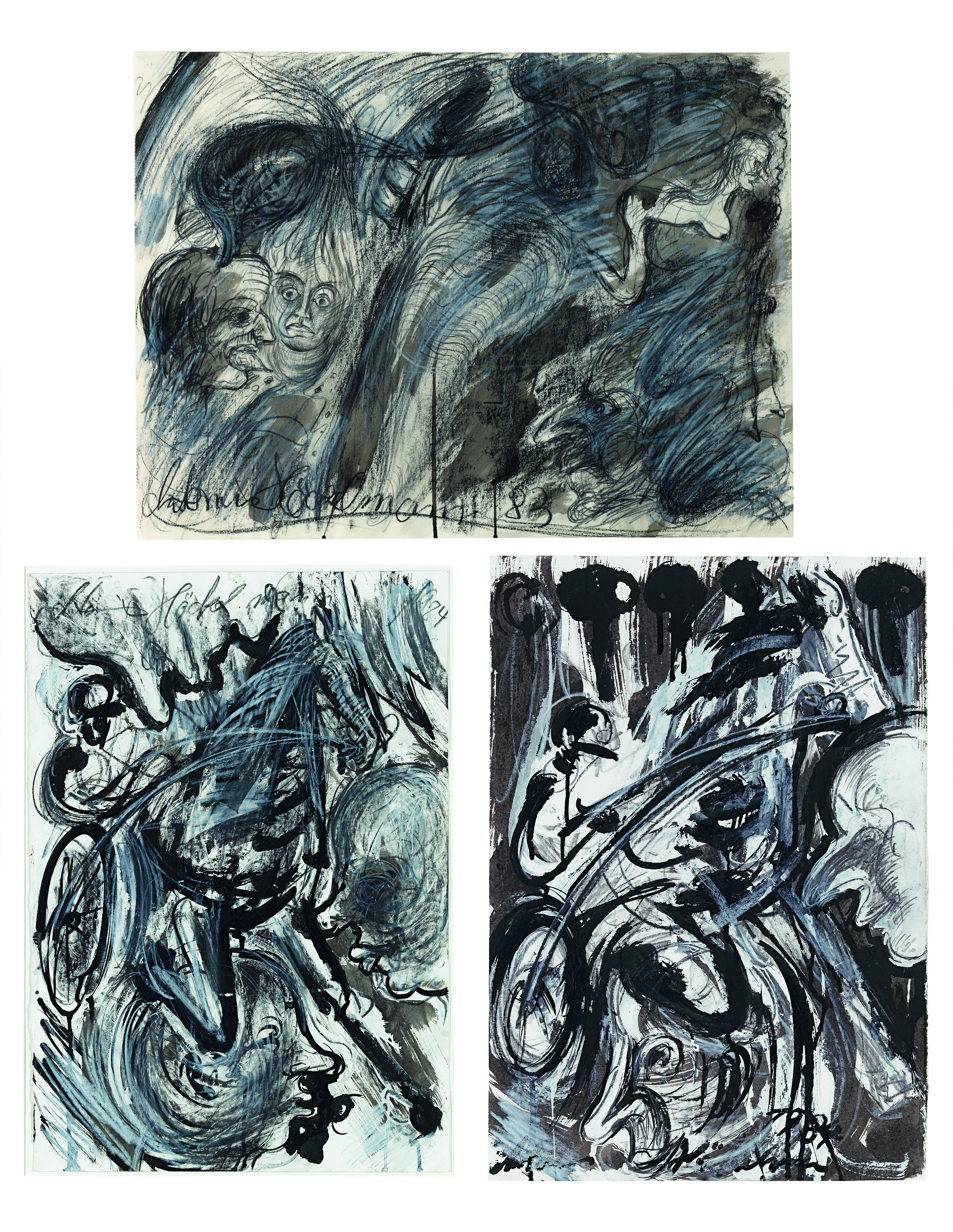 Catalog image of Three works on paper
