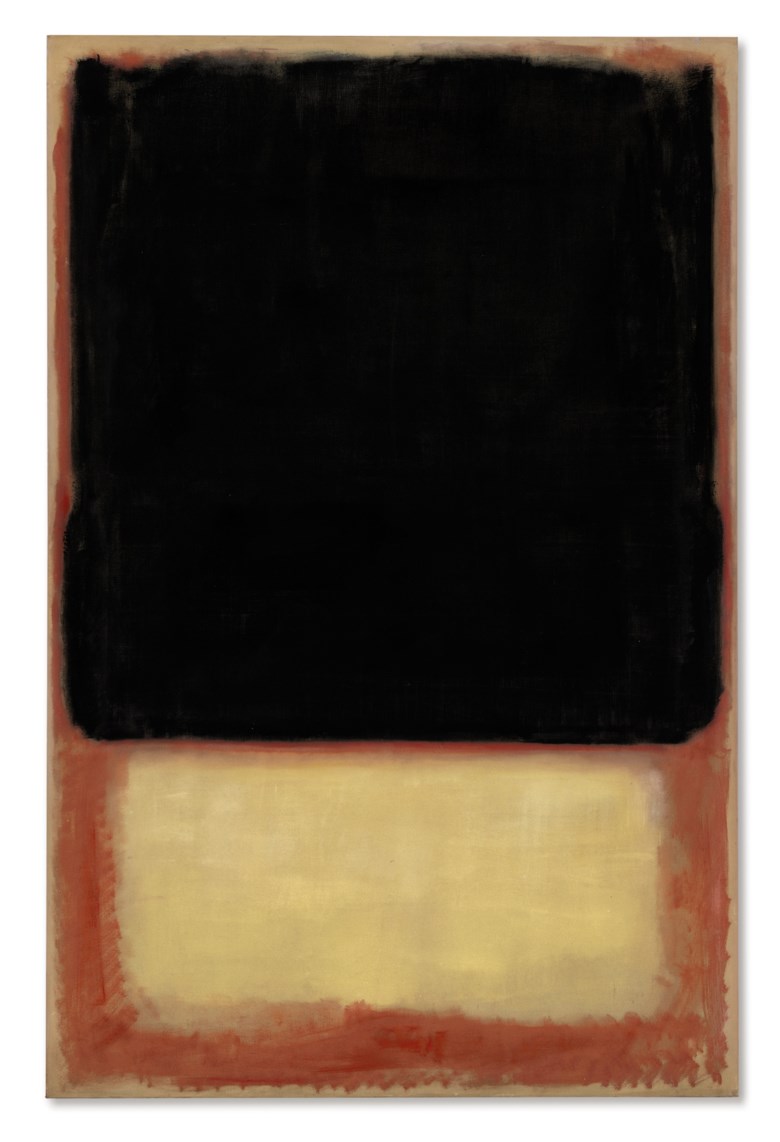 Mark Rothko (1903-1970), No. 7 (Dark Over Light), 1954. 90⅛ x 58⅝ in (228.8 x 148.8 cm). Sold for $30,687,500 in the Post-War and Contemporary Art Evening Sale on 17 May at Christie’s in New York © 1998 Kate Rothko Prizel & Christopher Rothko  Artists Rights Society (ARS), New York