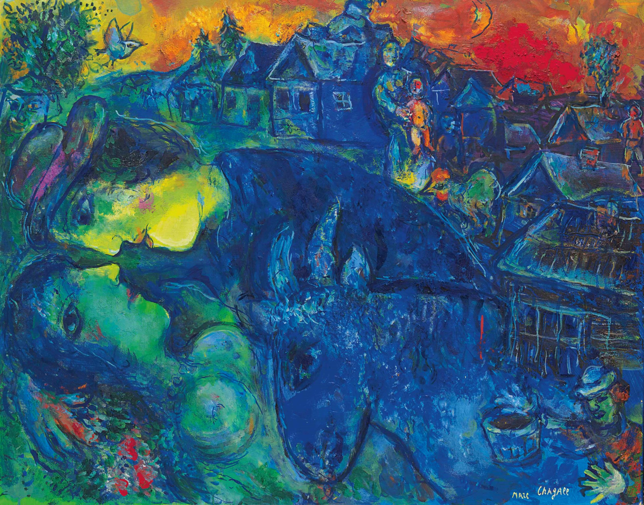 Marc Chagall I And The Village Meaning