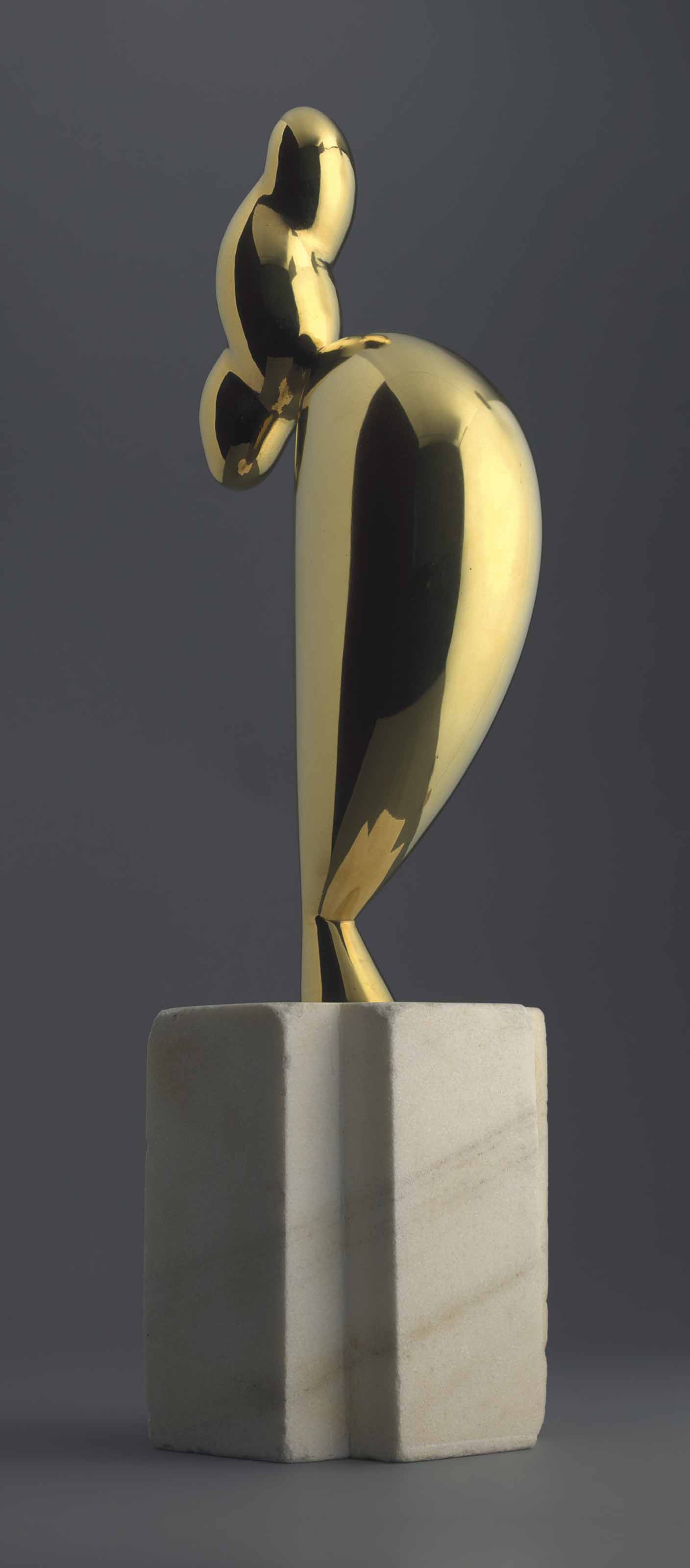 Constantin Brancuși (1876-1957), La jeune fille sophistiqu&eacute;e (Portrait de Nancy Cunard), conceived in 1928 and cast in 1932.&nbsp;Sold for $71,000,000&nbsp;in the Impressionist and Modern Art Evening Sale on 15 May at Christie&rsquo;s in New York &copy; Succession Brancusi &mdash; All rights reserved. &copy; 2018 Artists Rights Society (ARS), New York/ADAGP, Paris