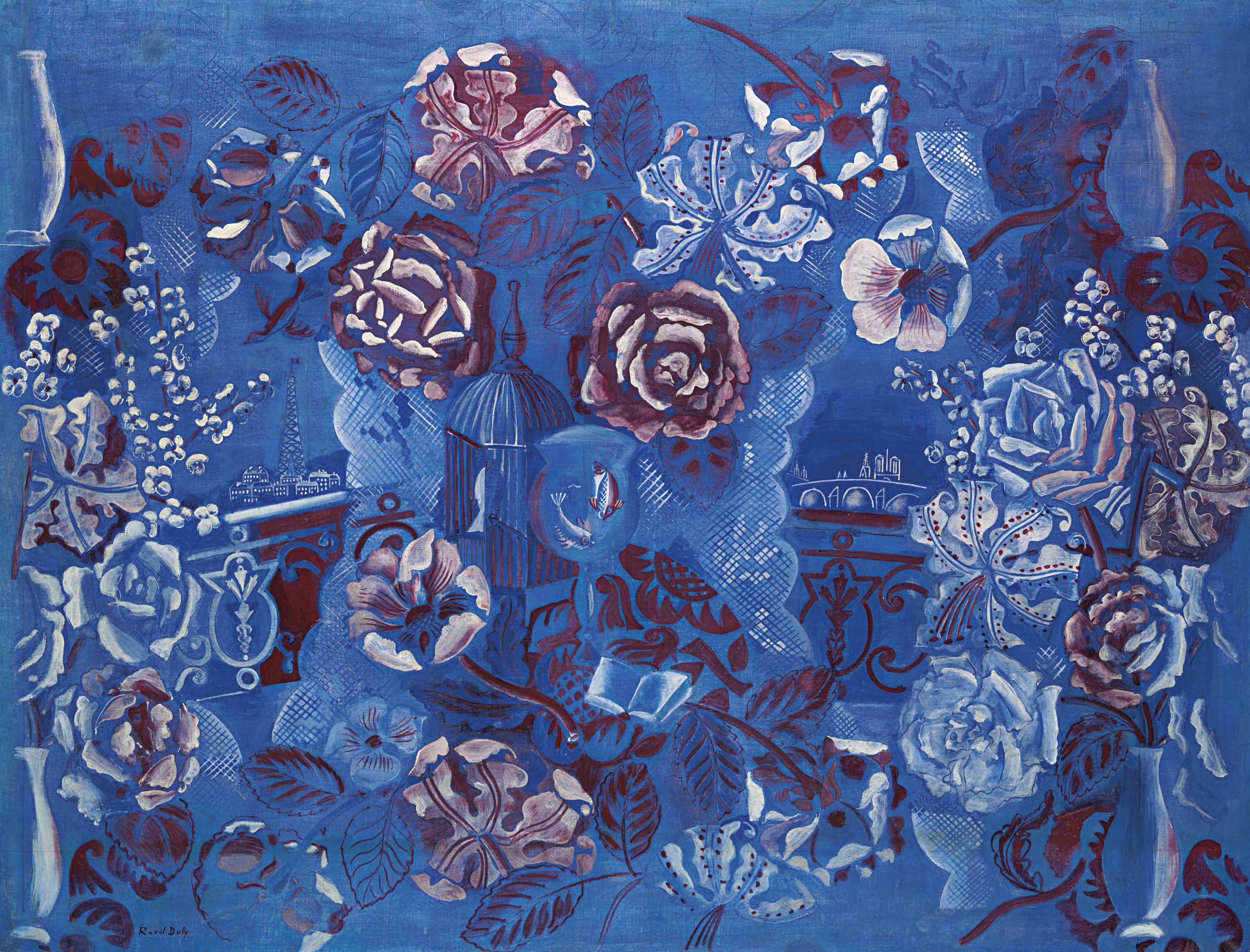 Raoul Dufy (1877-1953), Fenêtre ouverte sur Paris et