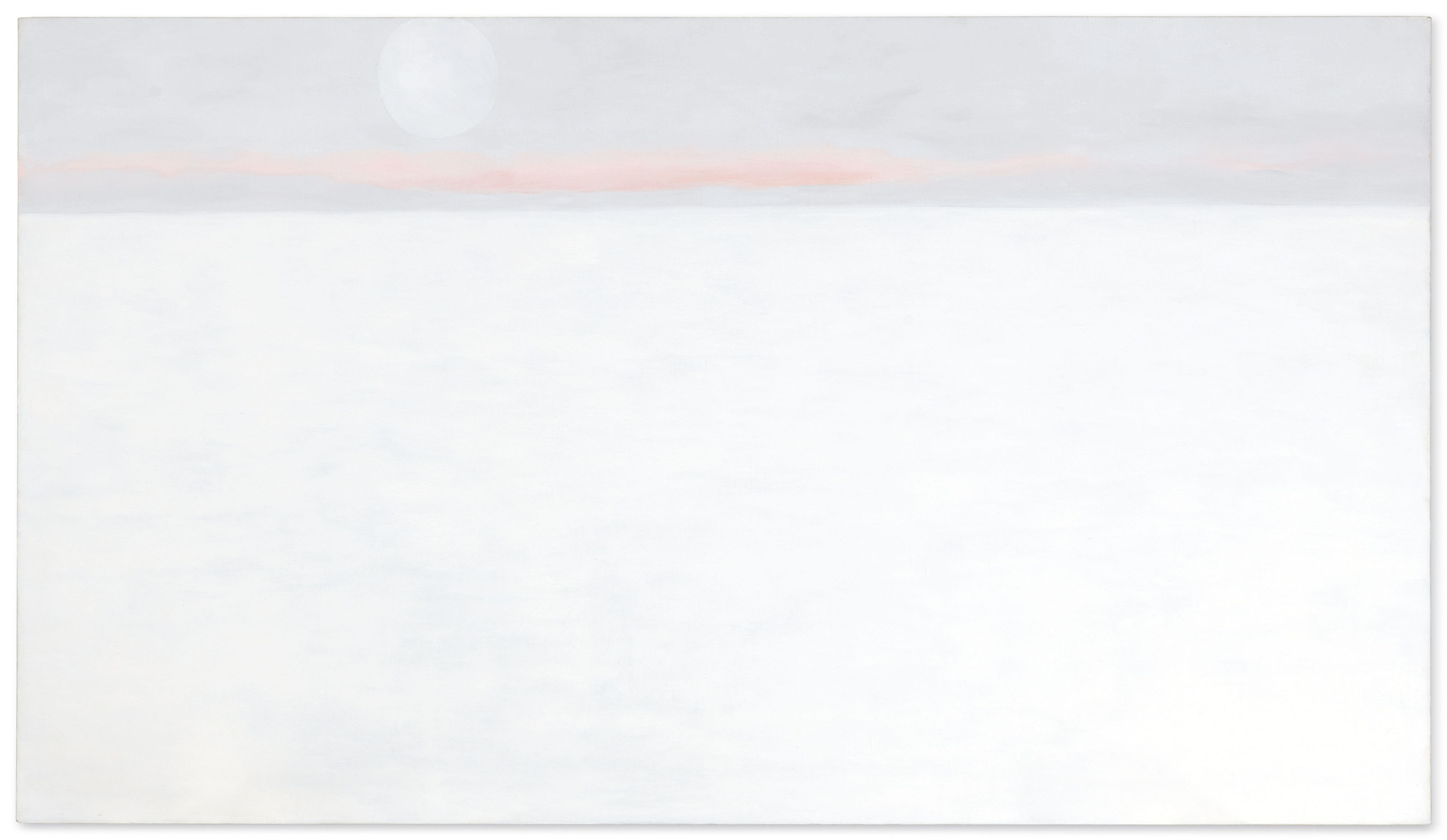 Georgia Okeeffe 1887 1986 Sky With Moon 1960s - 