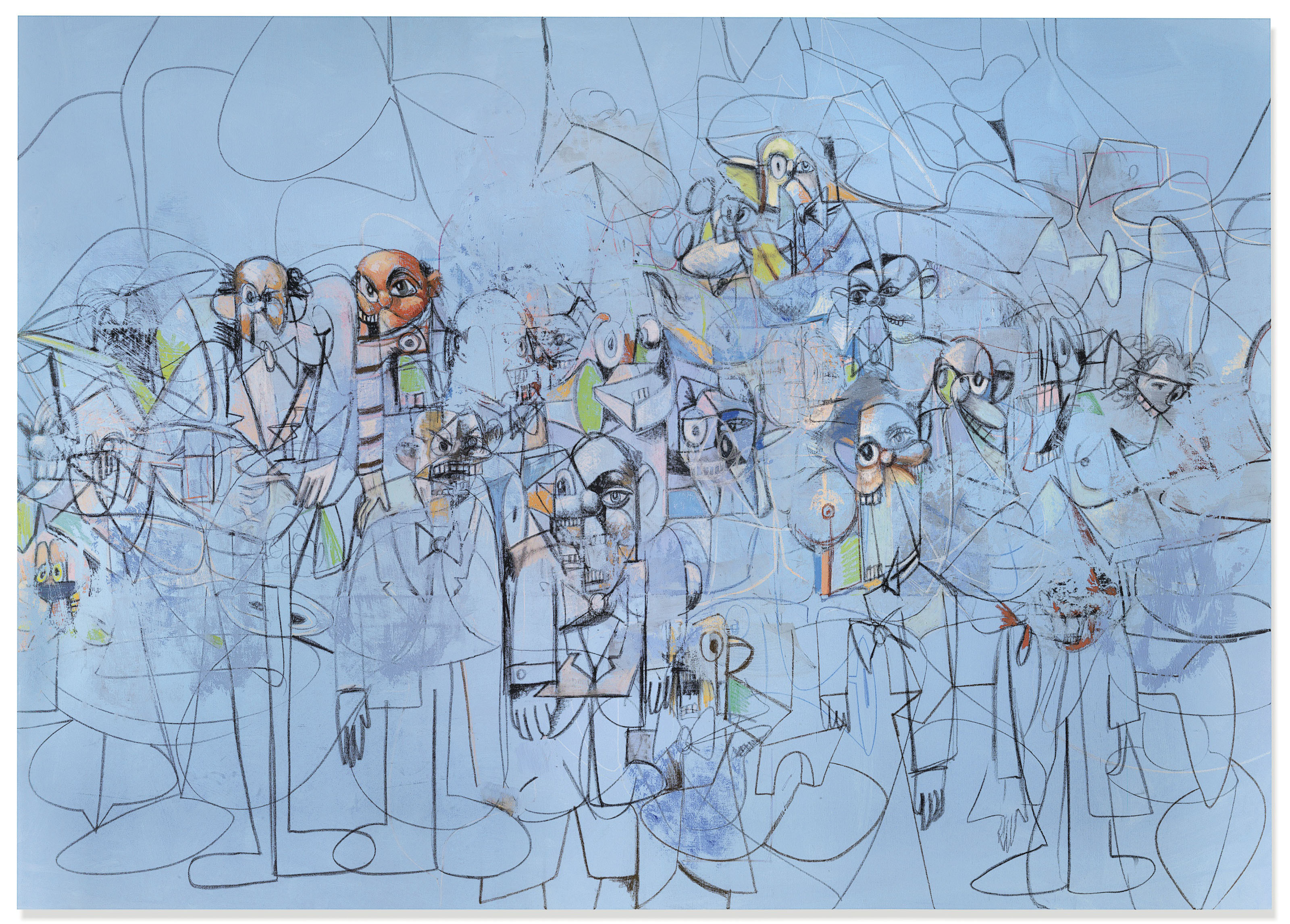 George Condo (b. 1957) , Washington Square Park | Christie's