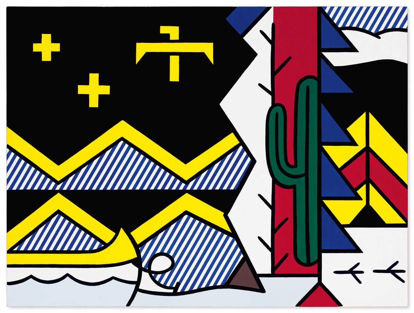 Roy Lichtenstein (1923-1997), Little Landscape | Christie's