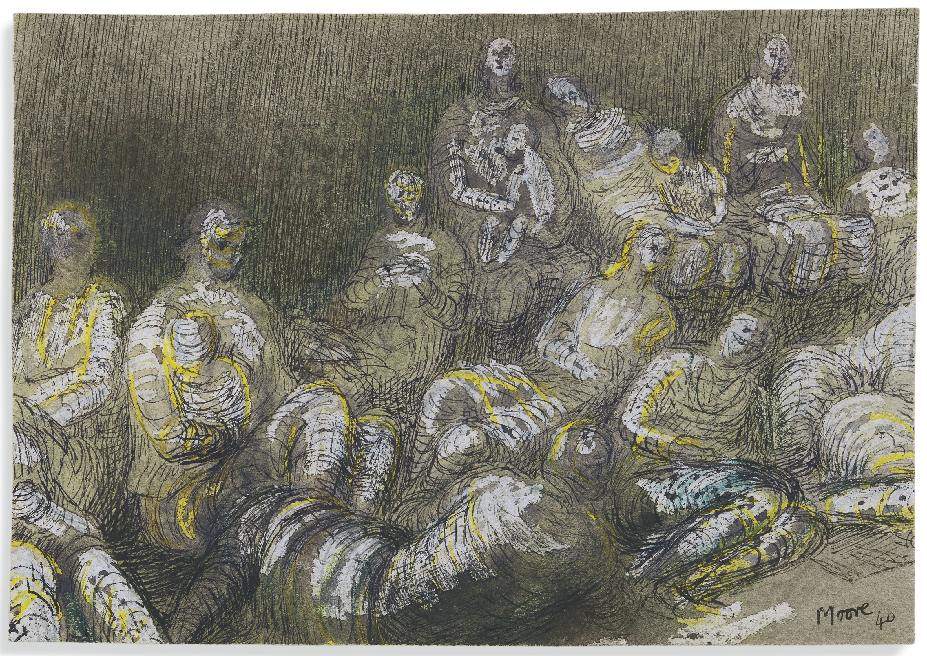 Shelter Drawing: Underground Study