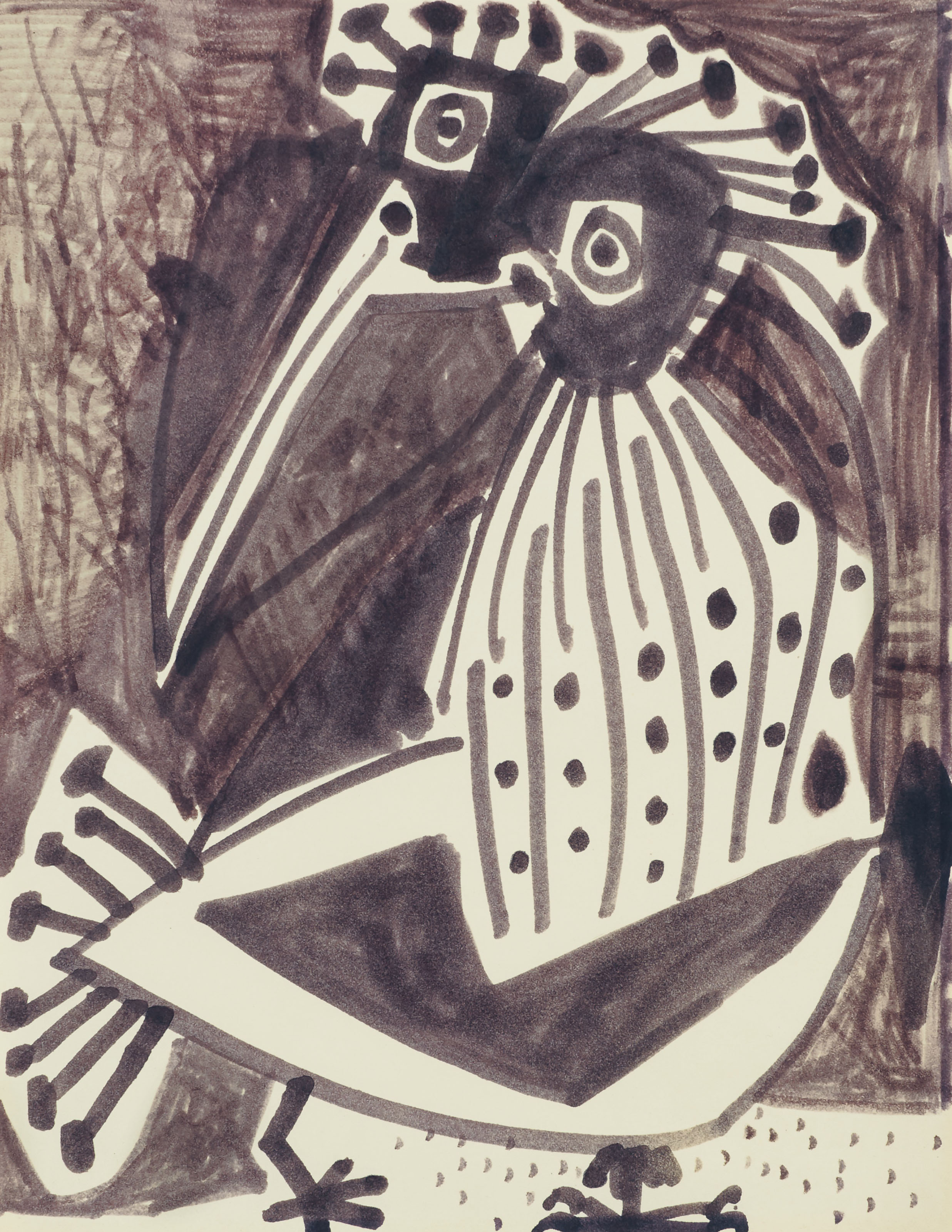 Pablo Picasso (18811973) , Oiseau fantastique Christie