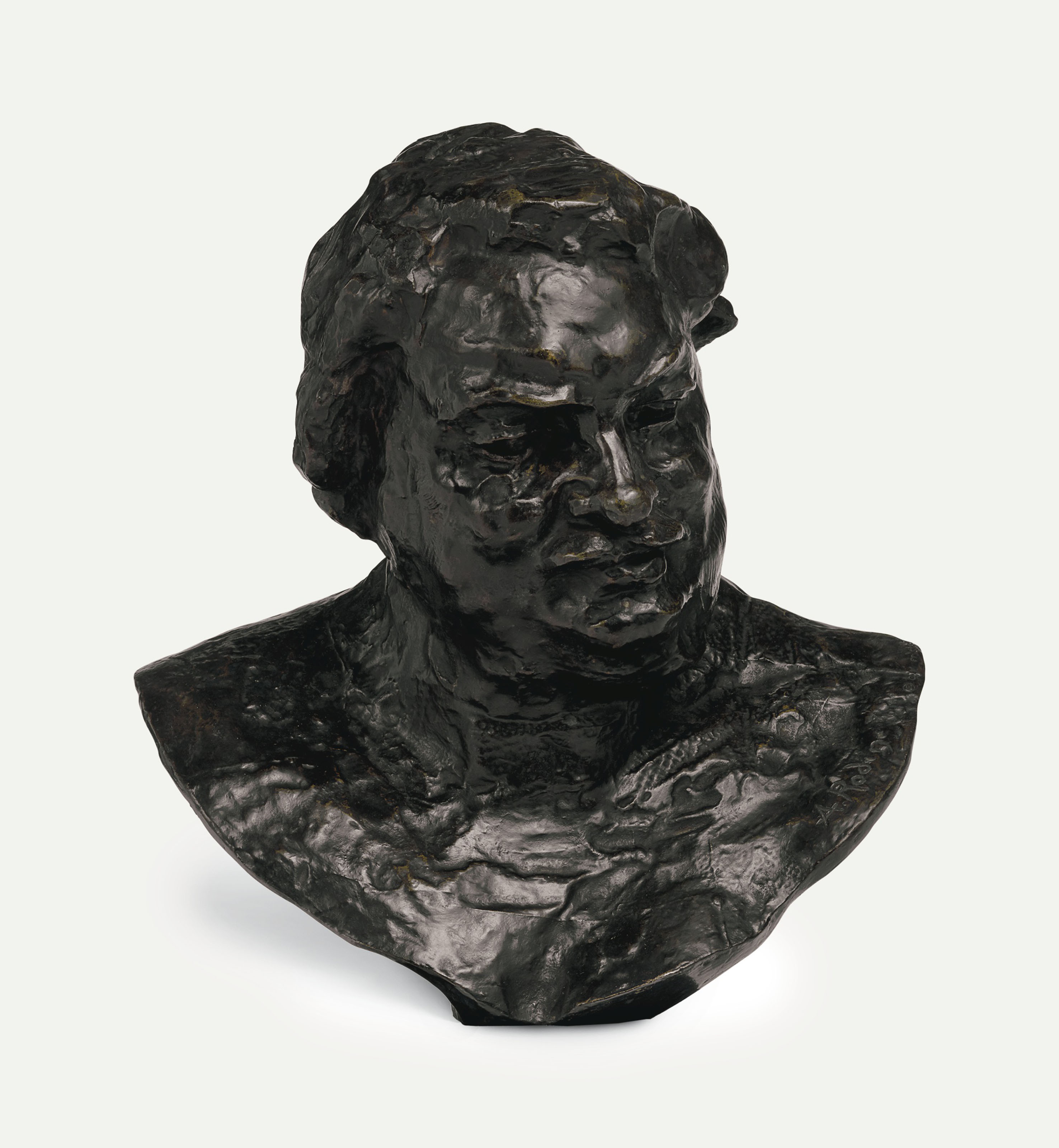 Balzac, étude type C (buste), deuxième version, grand modèle