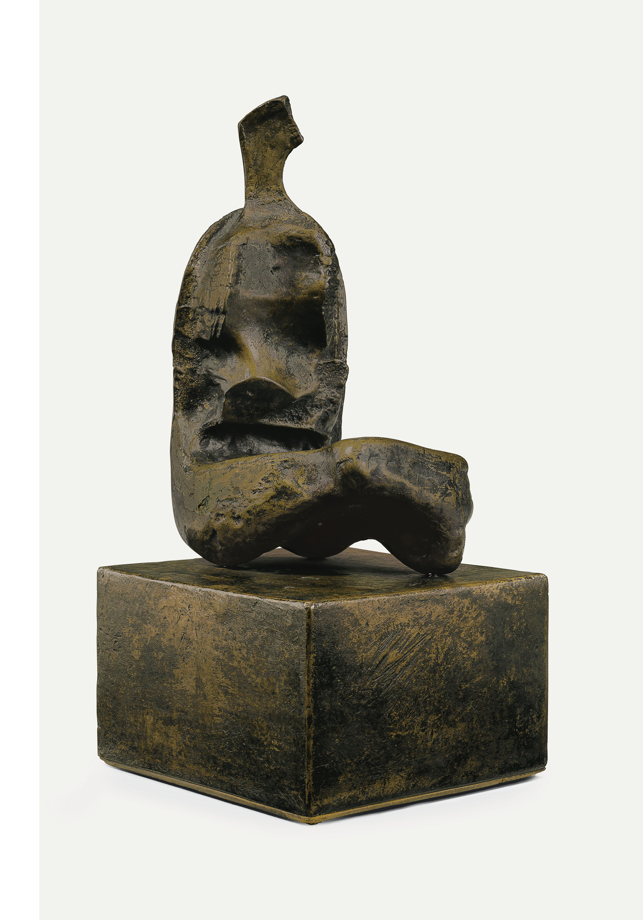 Maquette for Seated Woman: Thin Neck